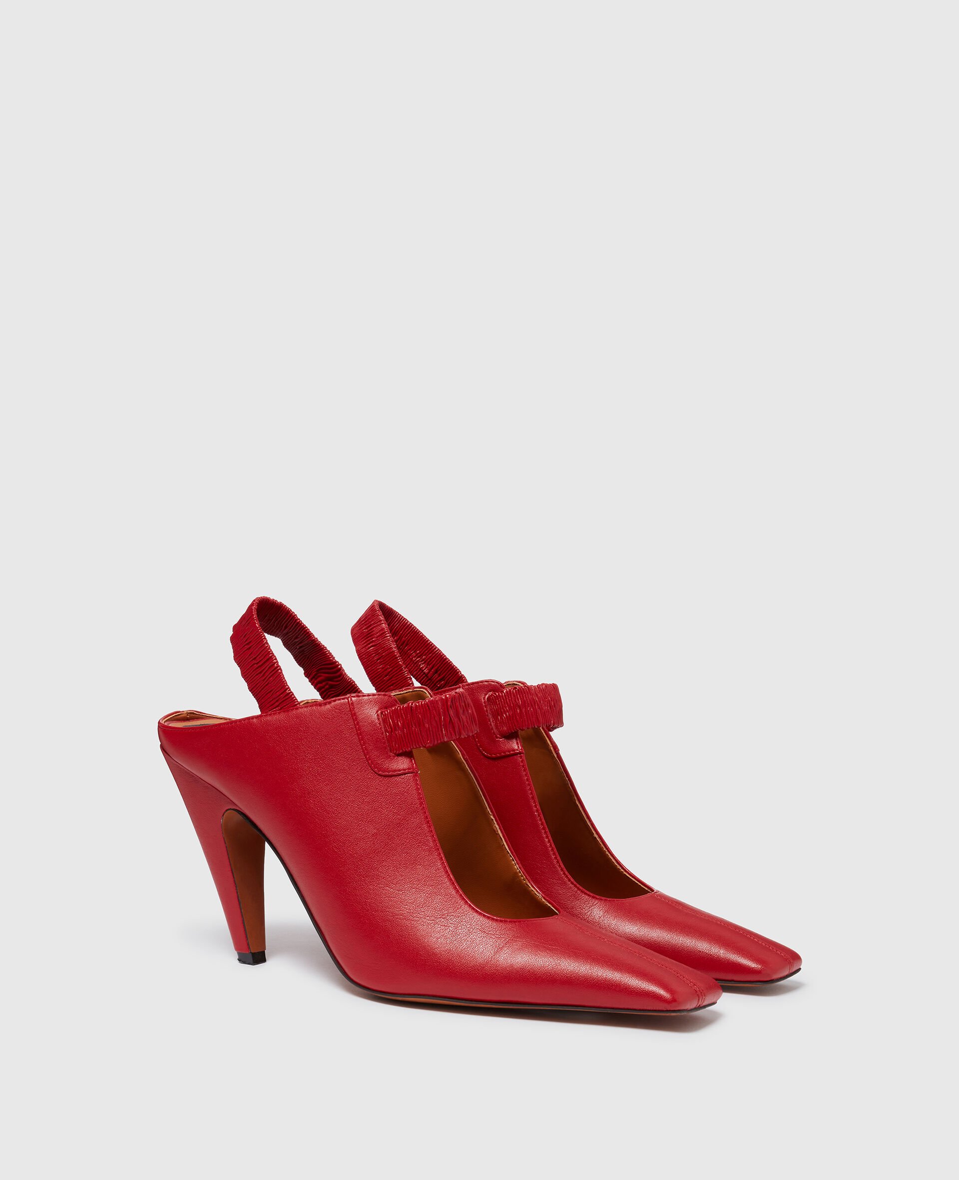 Stella Spur Slingbacks-Red-large image number 2