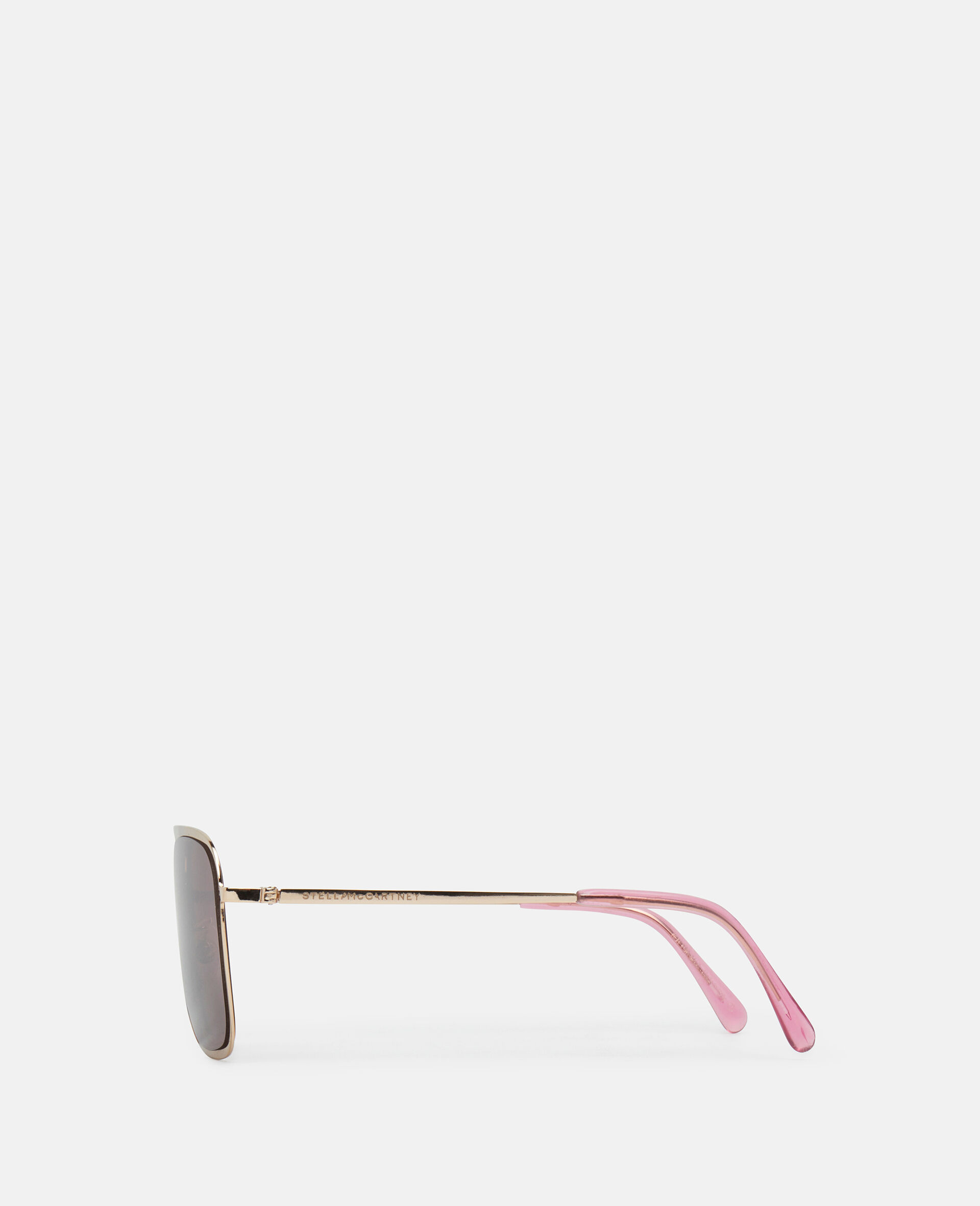 Oversized Square Sunglasses-Gold-large image number 1