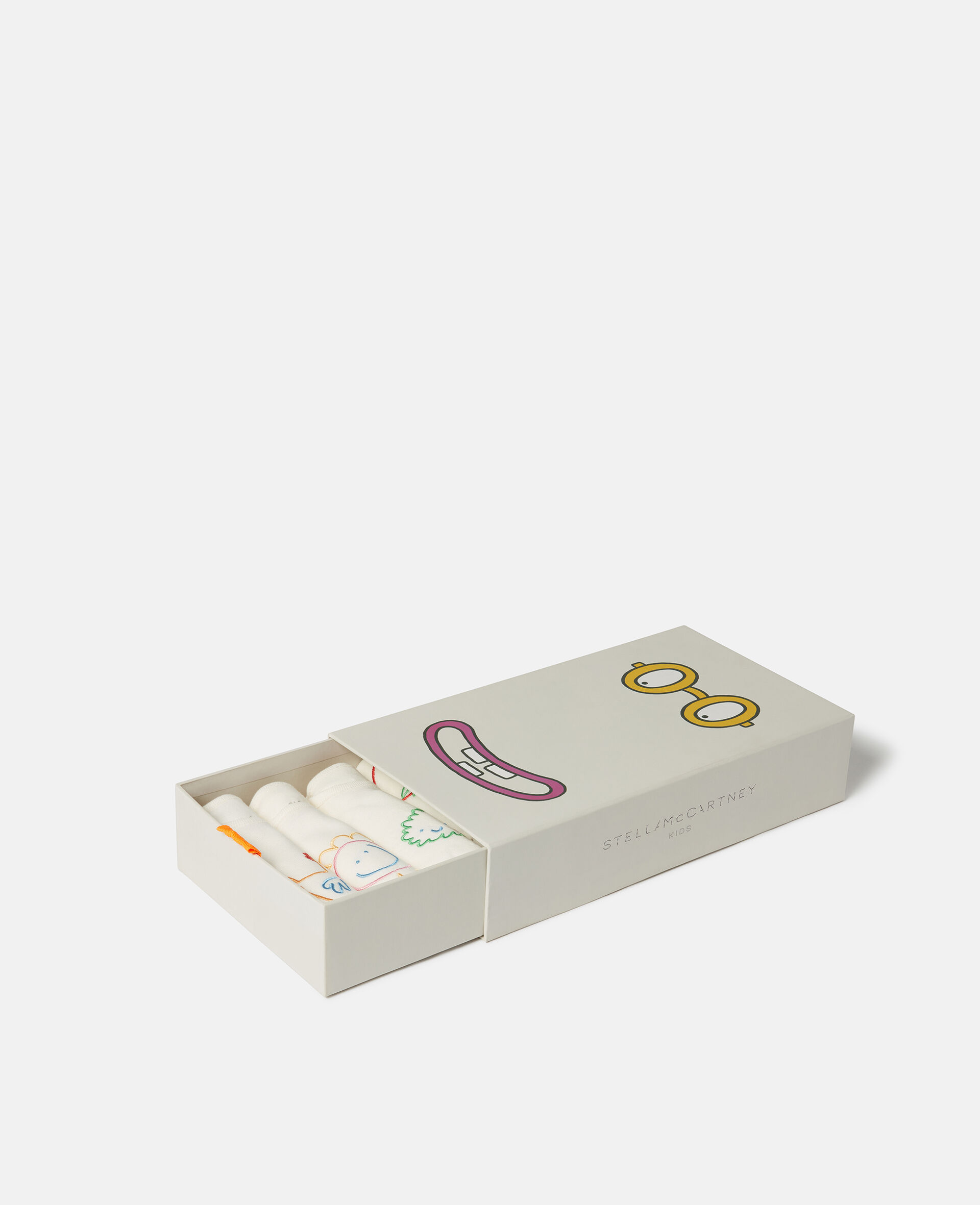 Embroidered Romper Set of 7-Cream-large Embroidered Romper Set of 7-Cream-large image number 3