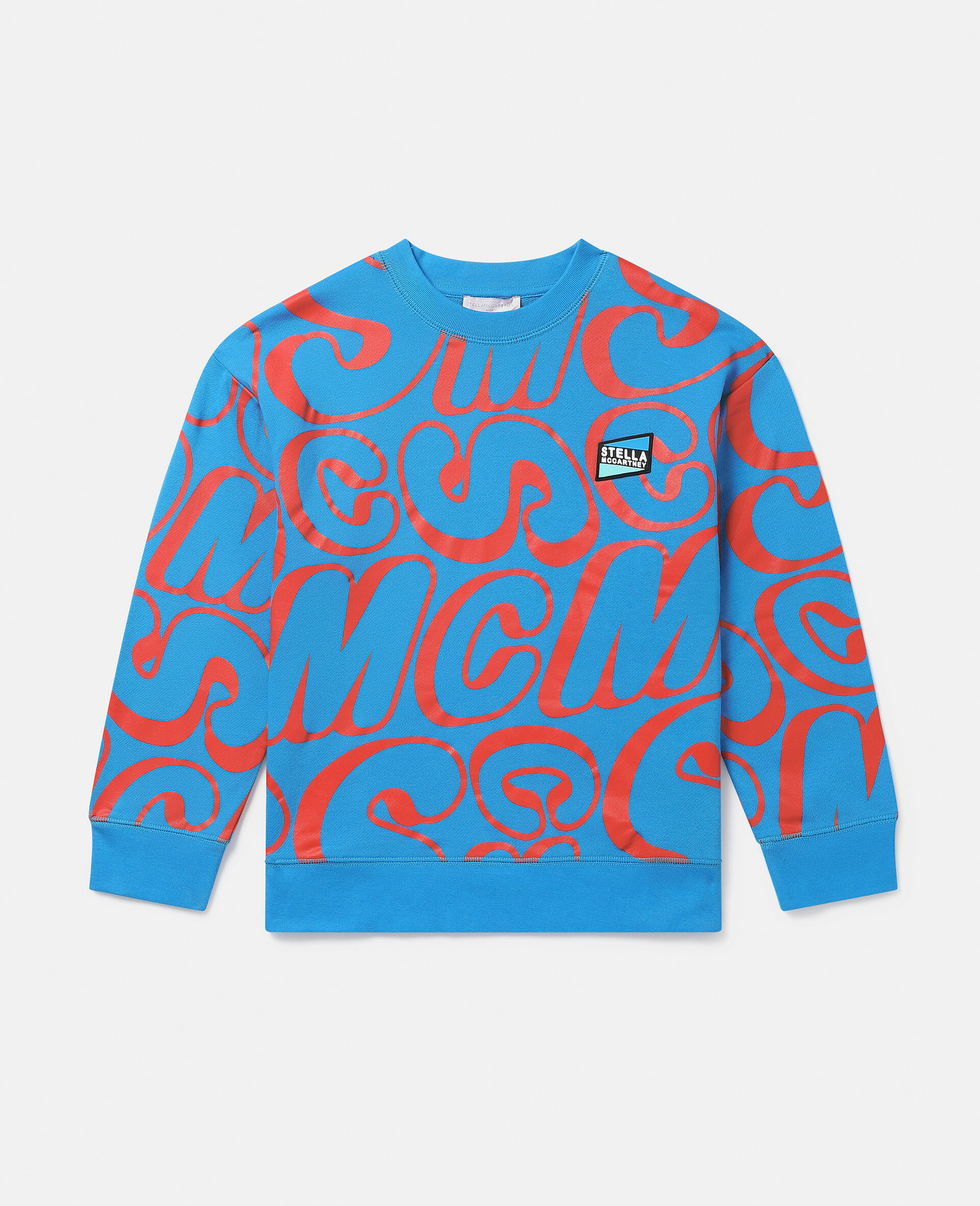 Sweatshirt mit SMC-Print-Bunt-medium