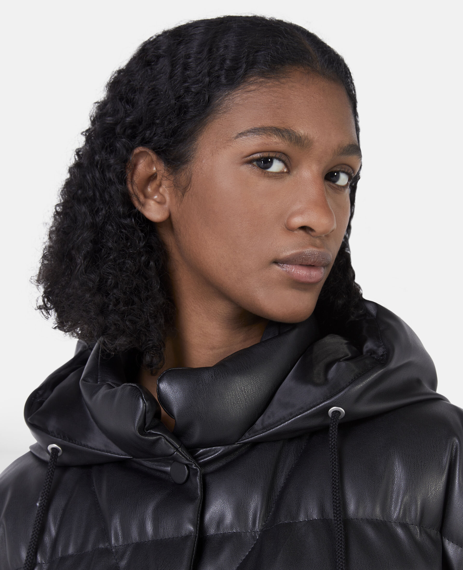 Alter Mat Short Puffer Coat-Black-large image number 4