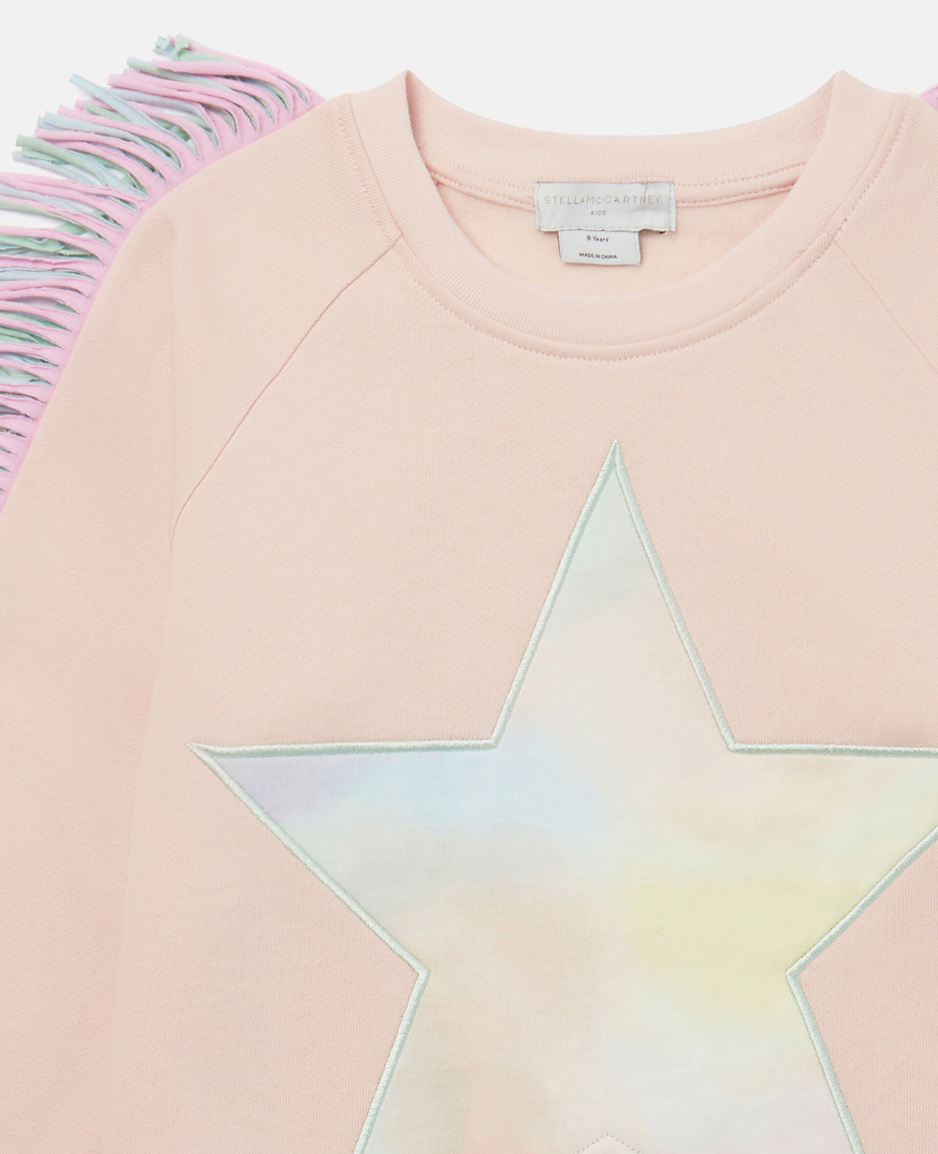 Fringed Star Sweatshirt-Multicolour-large image number 1