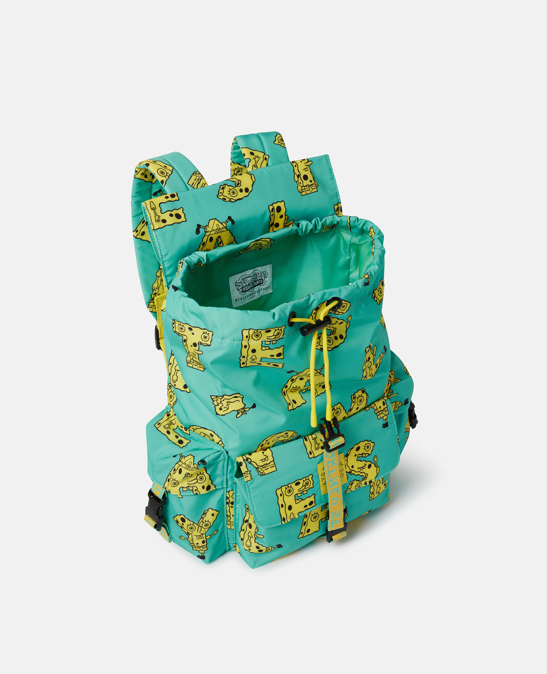 SpongeBob Graphic Backpack-Blue-large SpongeBob Graphic Backpack-Blue-large image number 3