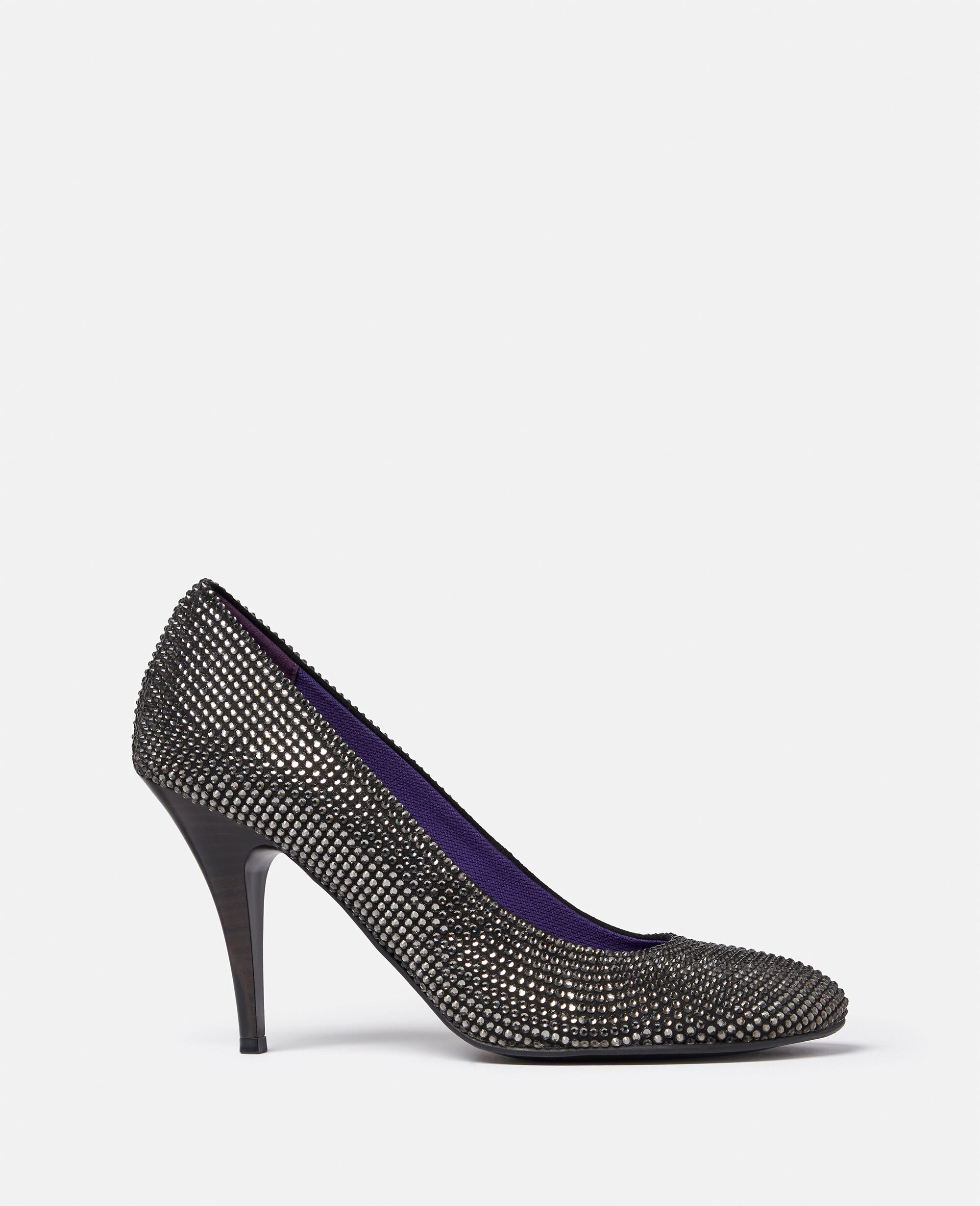 Women Black Ryder Crystal Stiletto Heels Stella McCartney KW