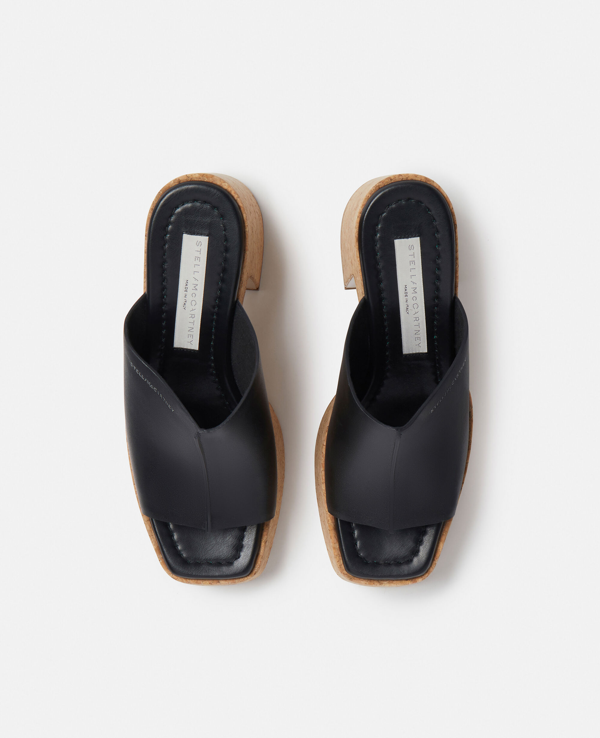 【送料&関税込】Stella McCartney Black Alter Mat Skyla Mules Stella McCartney Skyla Alter Sporty Mat Platform Mules