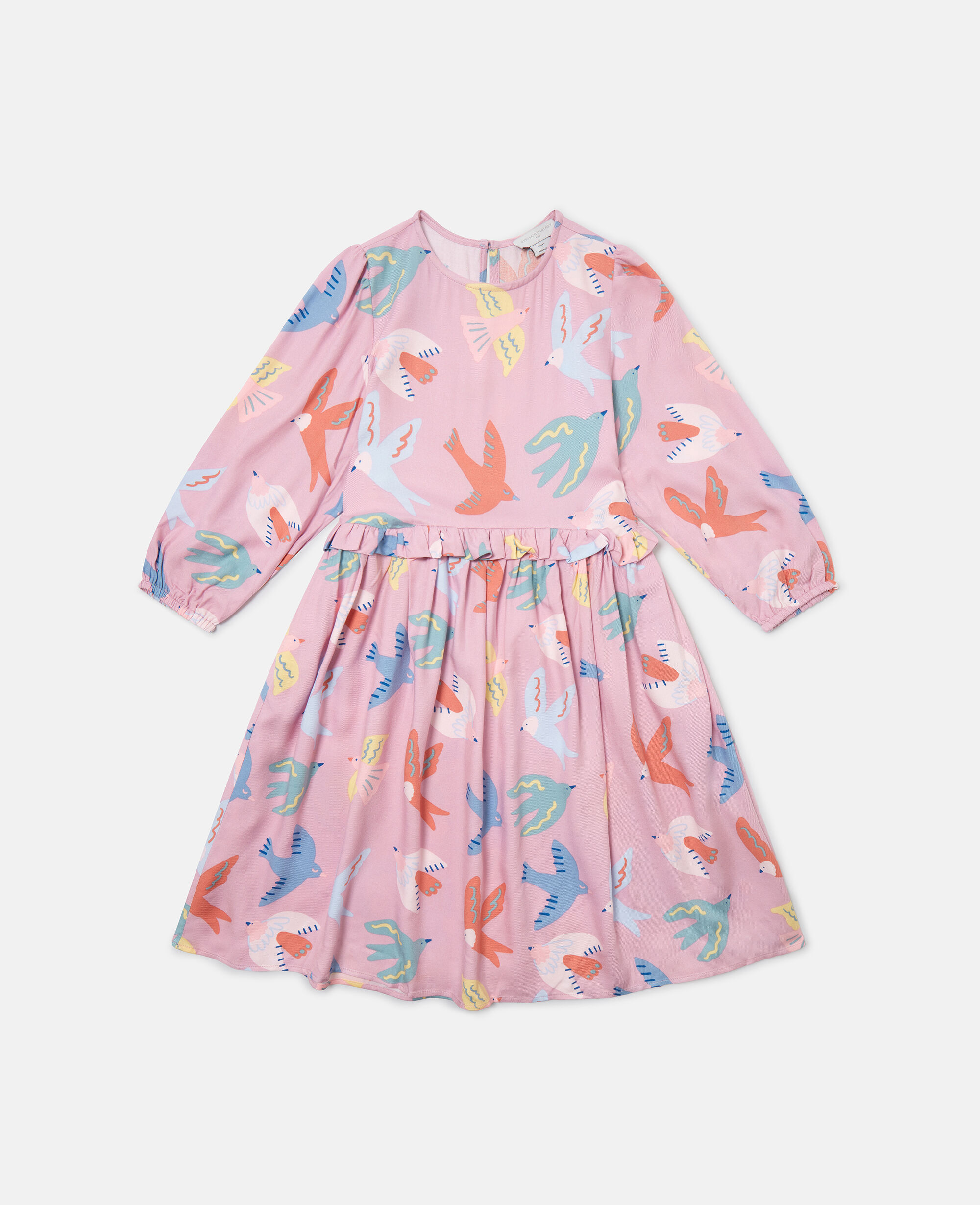 ステラマッカートニー ハートプリントシルクドレス ワンピース ワンピース TX1020Z0522 | STELLA McCARTNEY KIDS