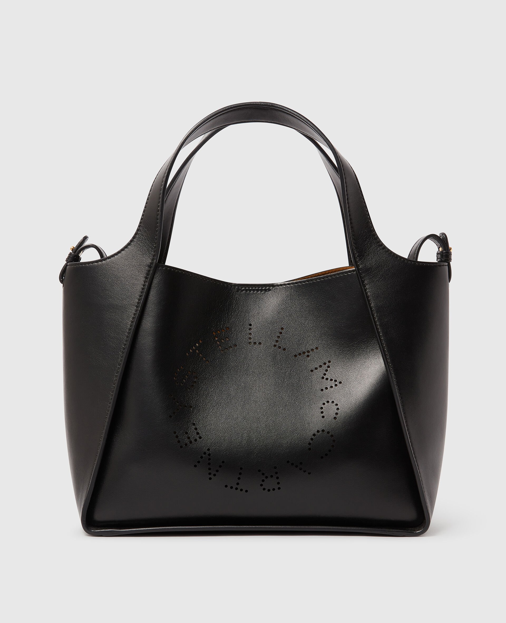 Logo斜挎托特包-黑色-large image number 0