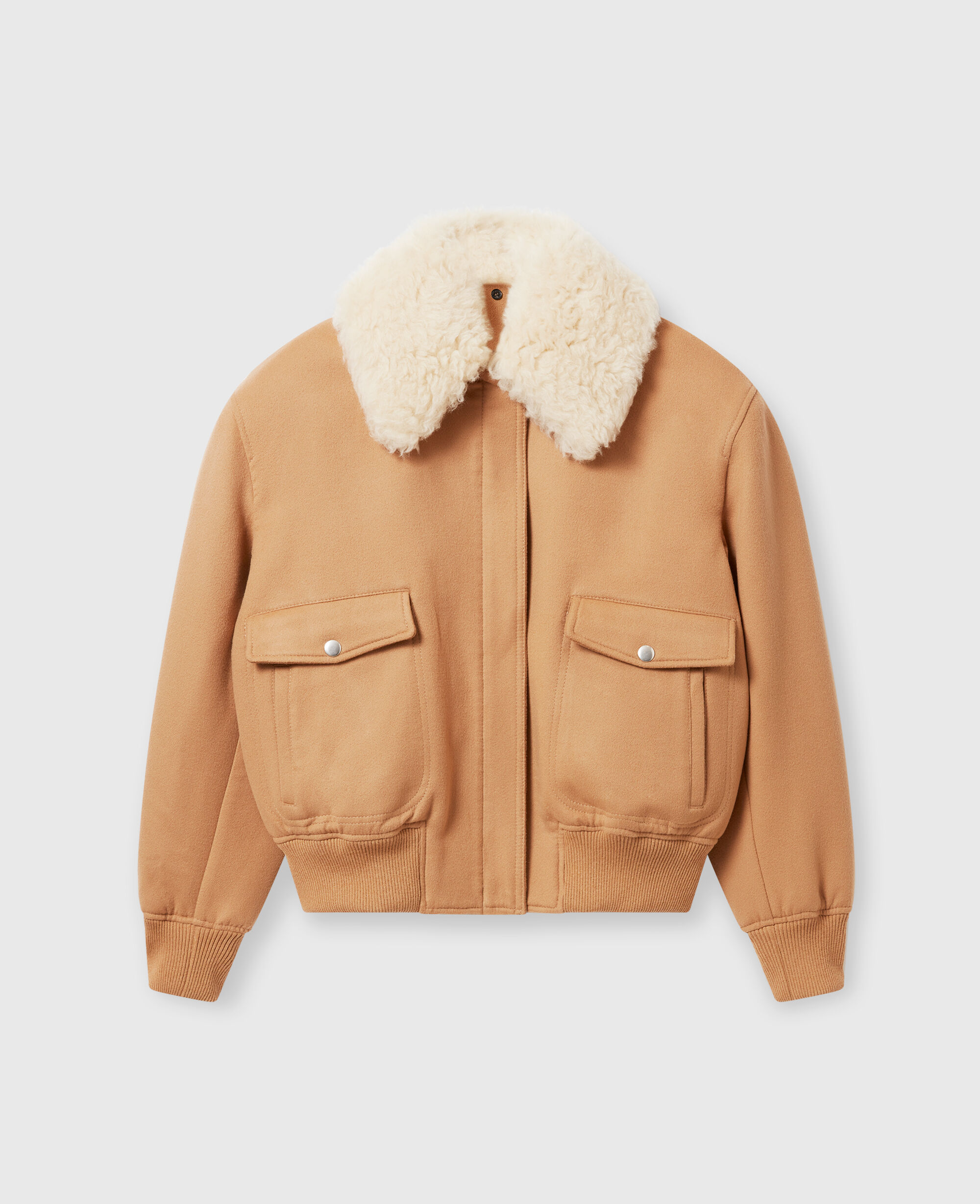 Women's suede bomber jacket 2025