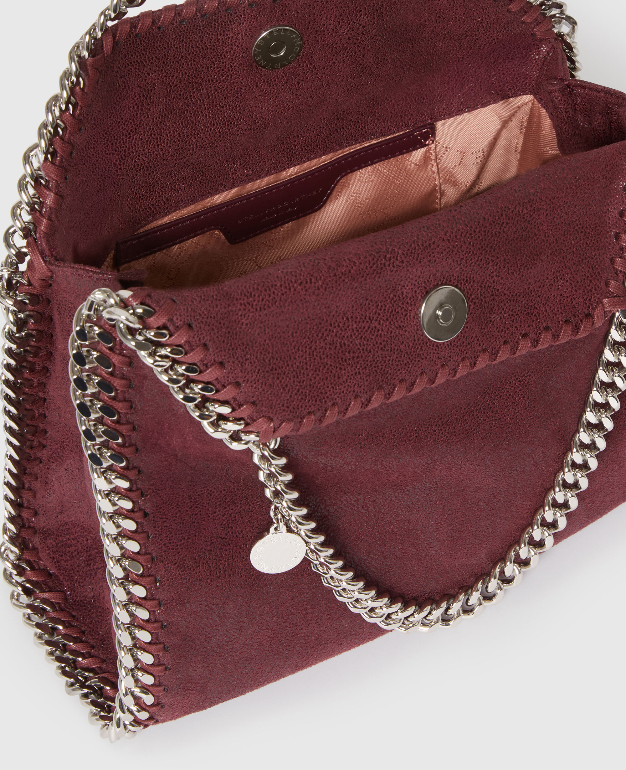トートバッグ Stella McCartney Tote Bag micro Falabella plum colour Stella McCartney Tote Bag micro Falabella plum colour