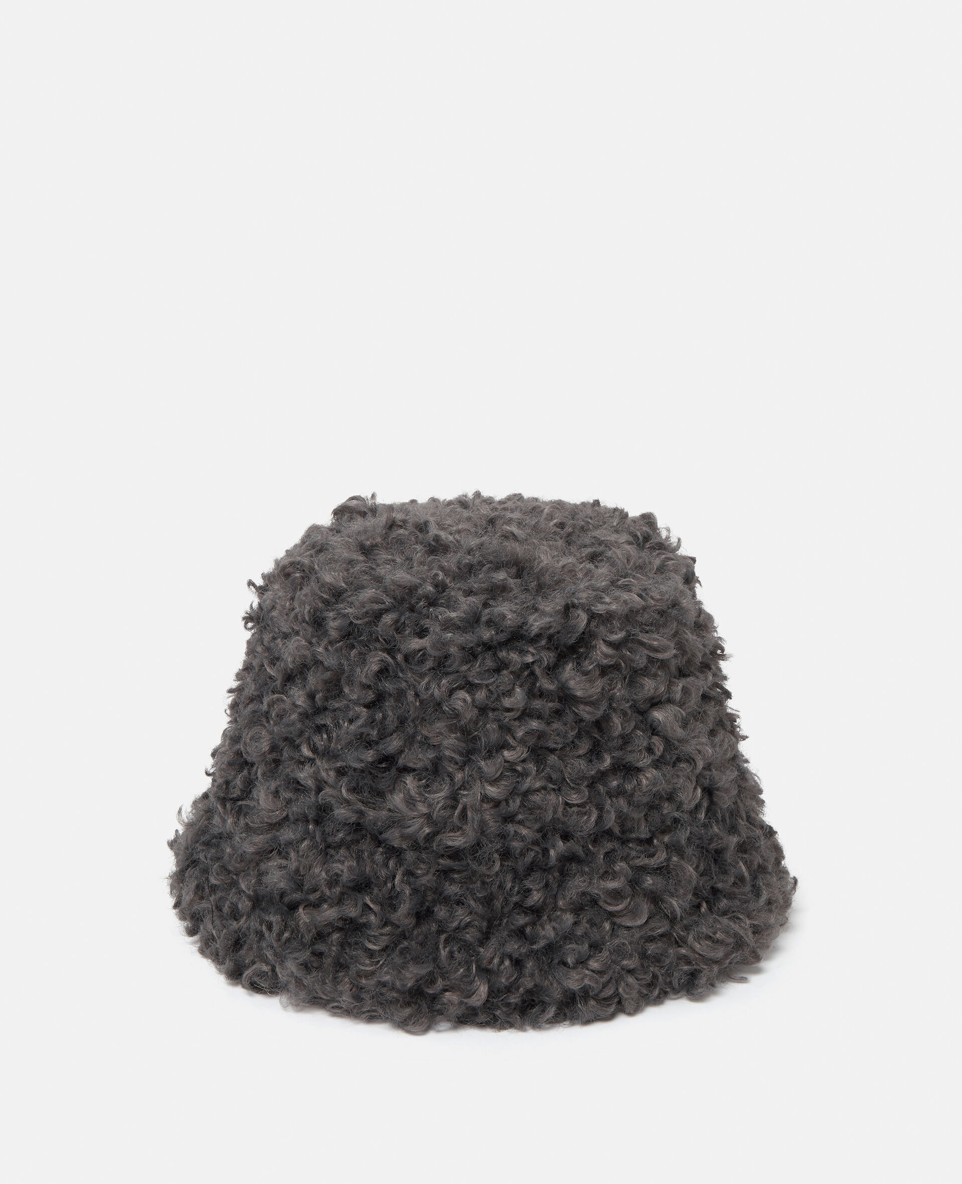 Plush Teddy Bucket Hat-Grey-large image number 1