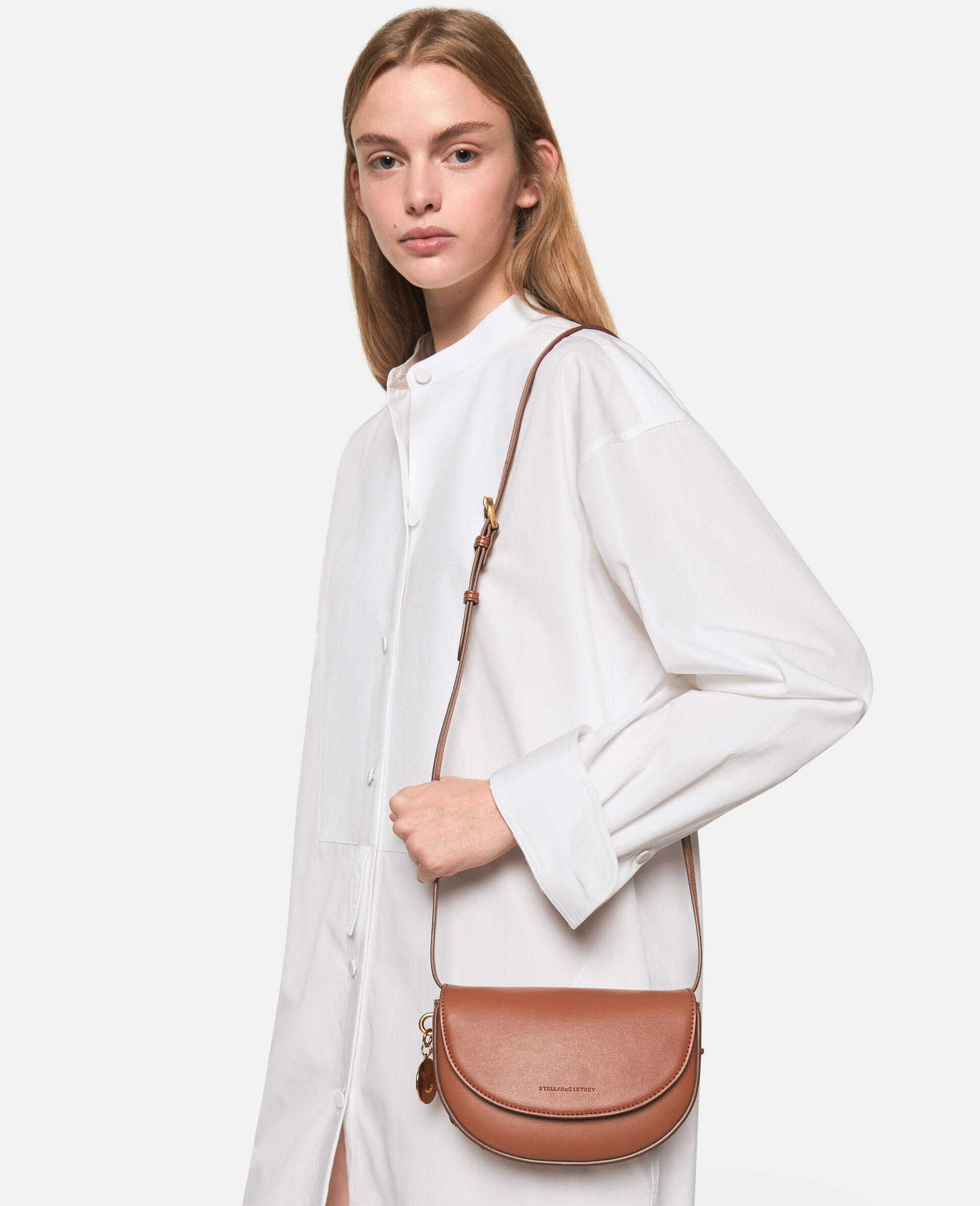 Frayme锁缝小号肩背包-黑色-large image number 1