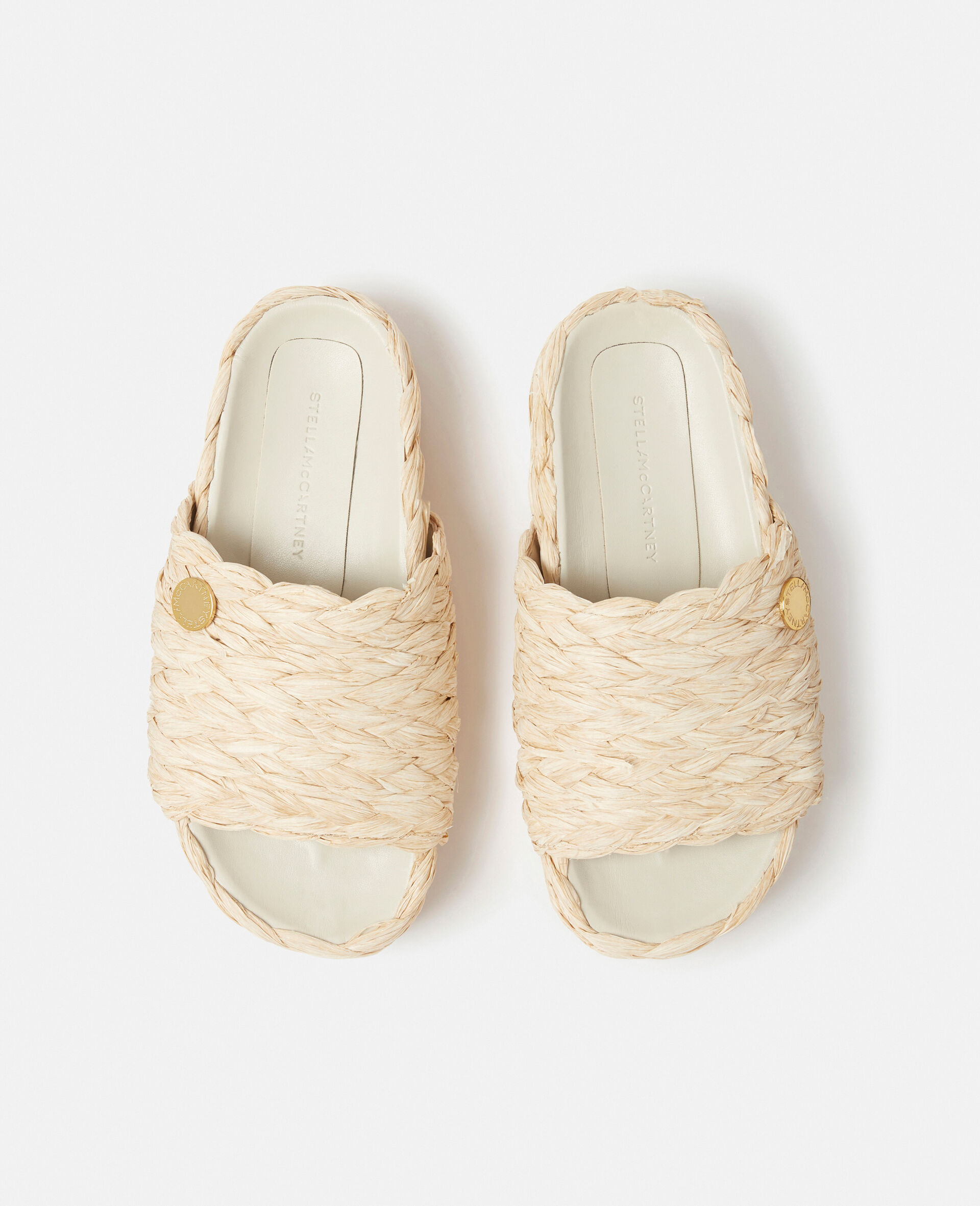 Women Raffia Skyla Raffia Slides Stella McCartney AE