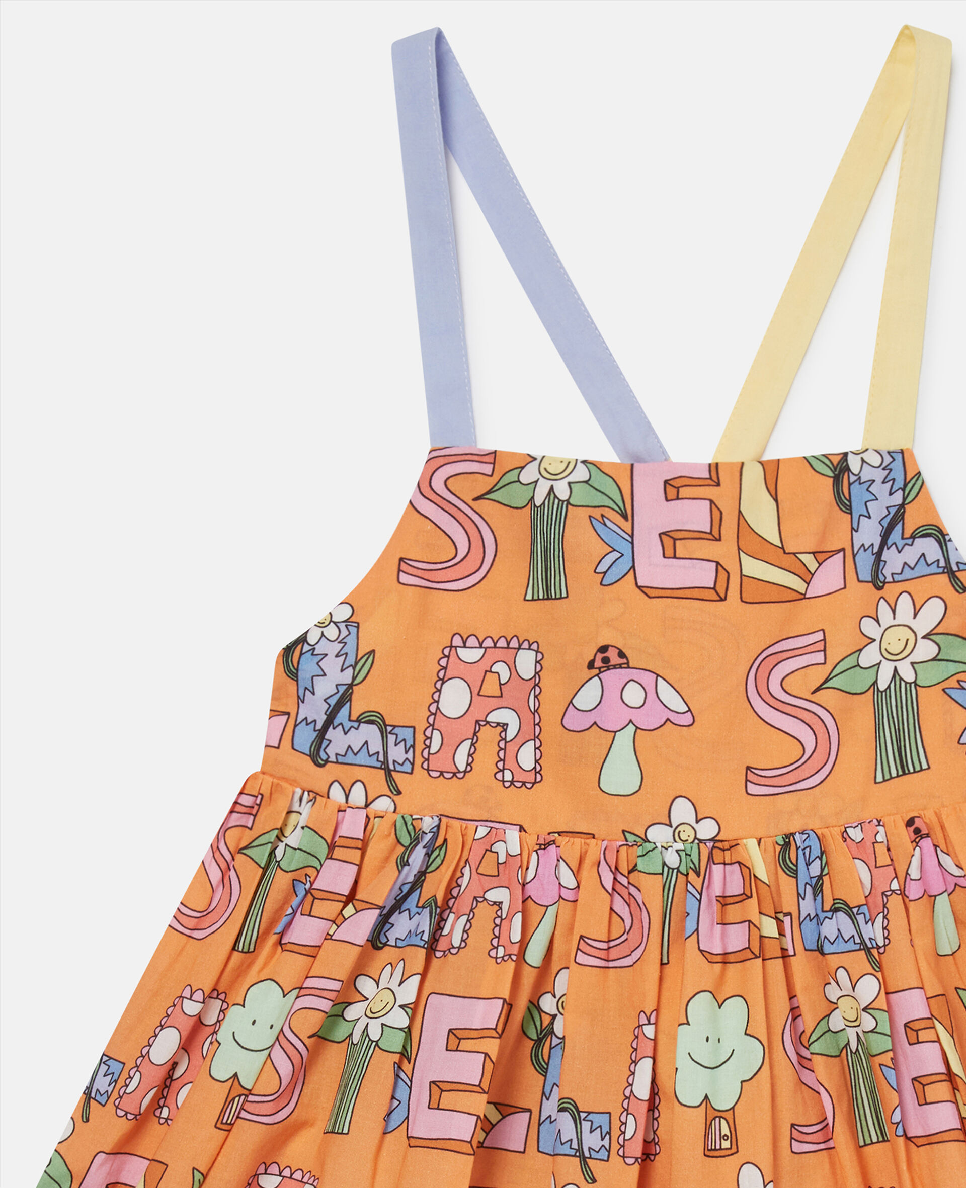 Robe sans manches avec inscription Stella Woodland-Orange-large image number 1