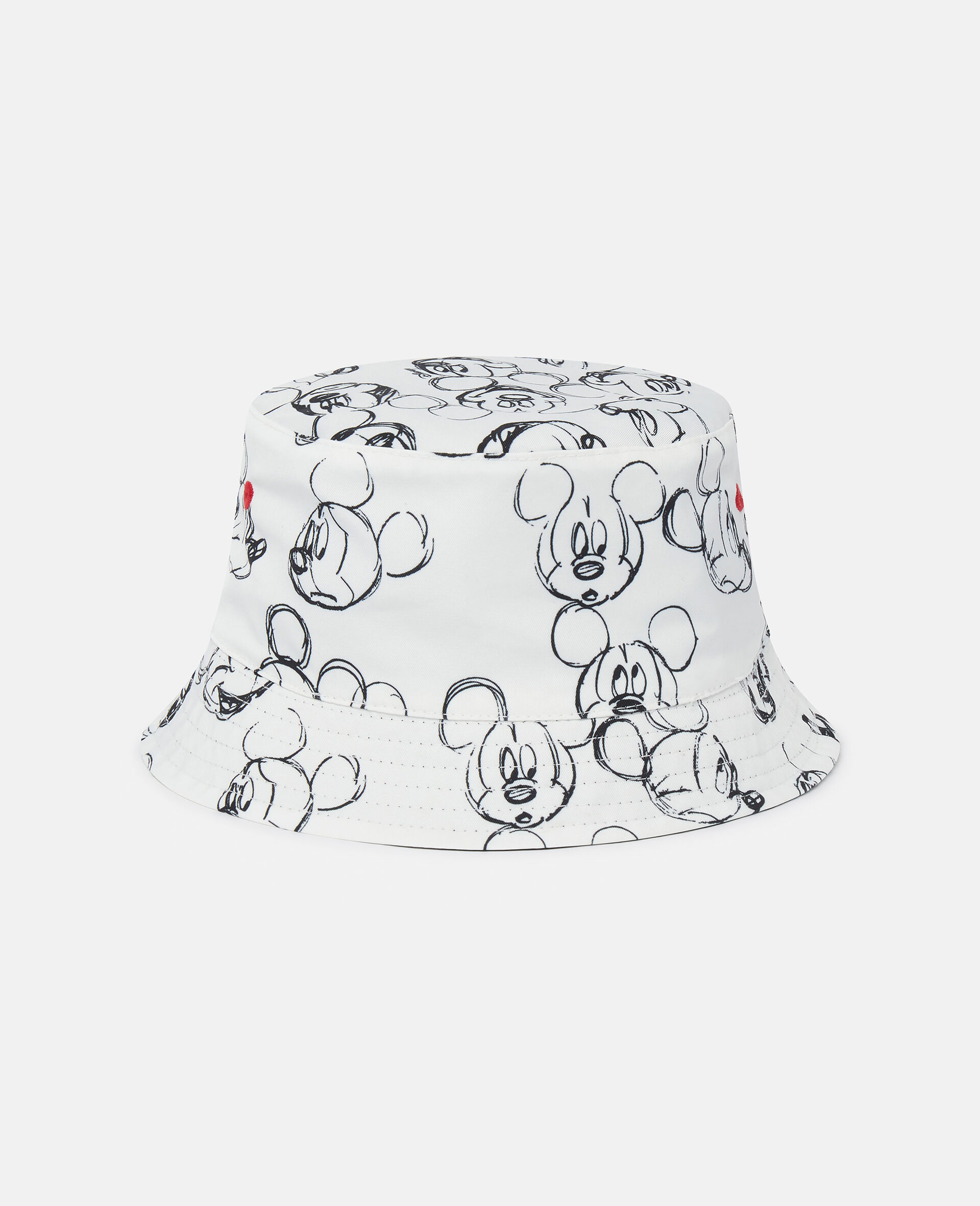 Fantasia Reversible Mickey Print Bucket Hat-White-large image number 1