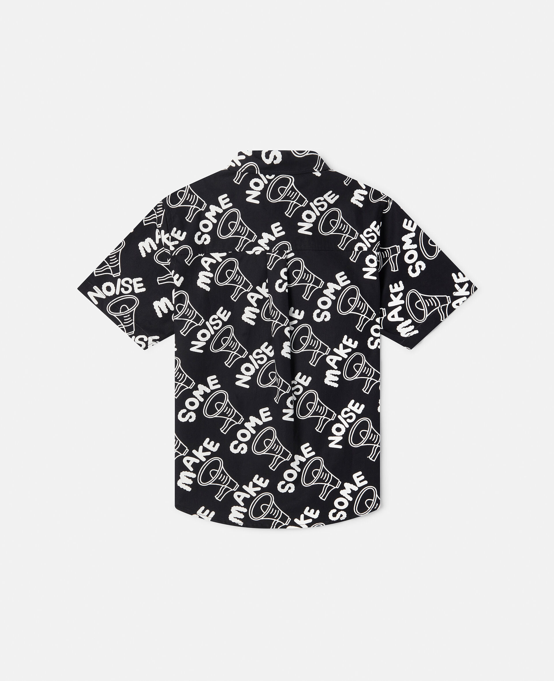 'Make Some Noise' Megaphone Print Shirt-Multicolour-large image number 2