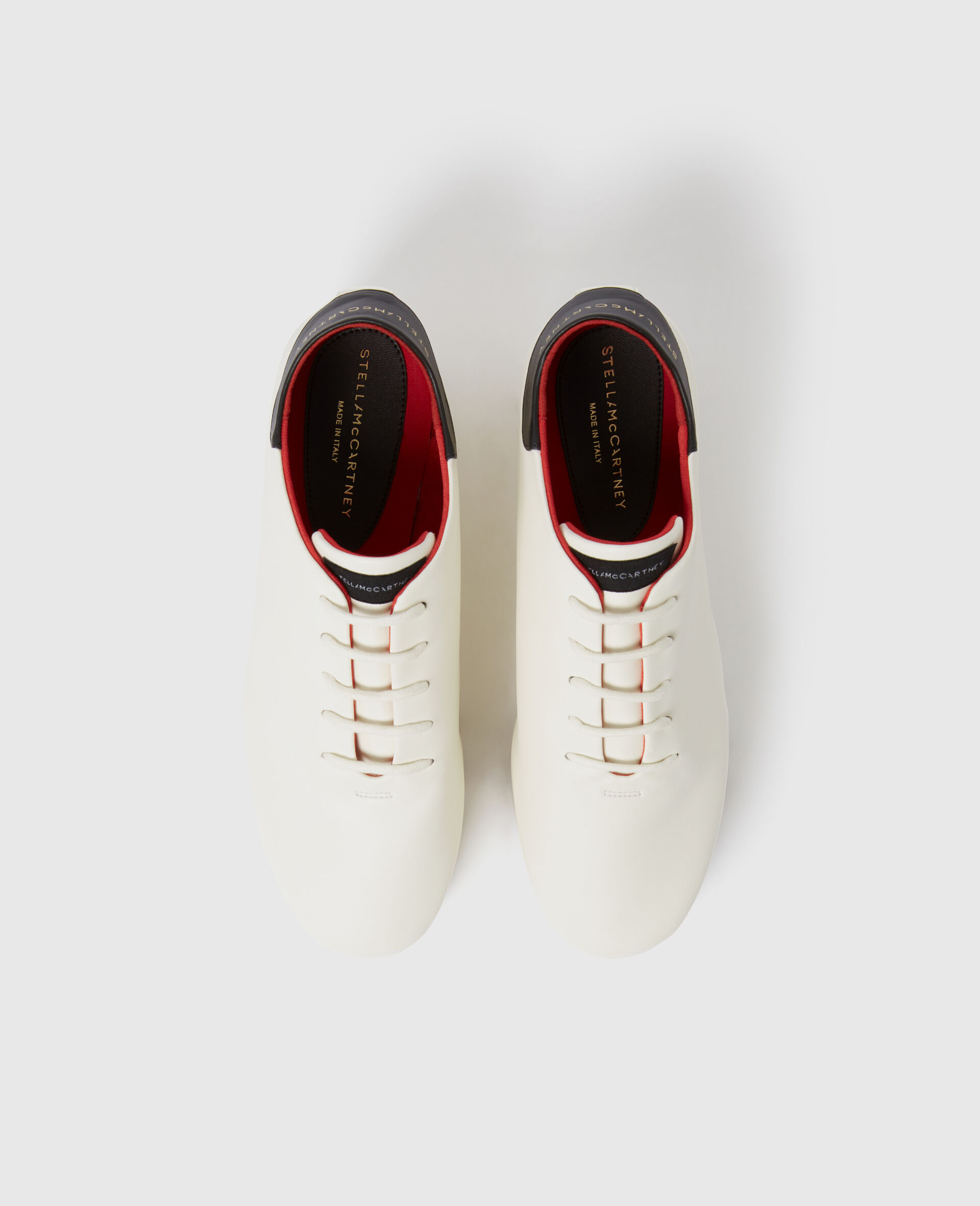 Chaussures a lacets et plateforme Sneak Elyse-Blanc-large image number 3