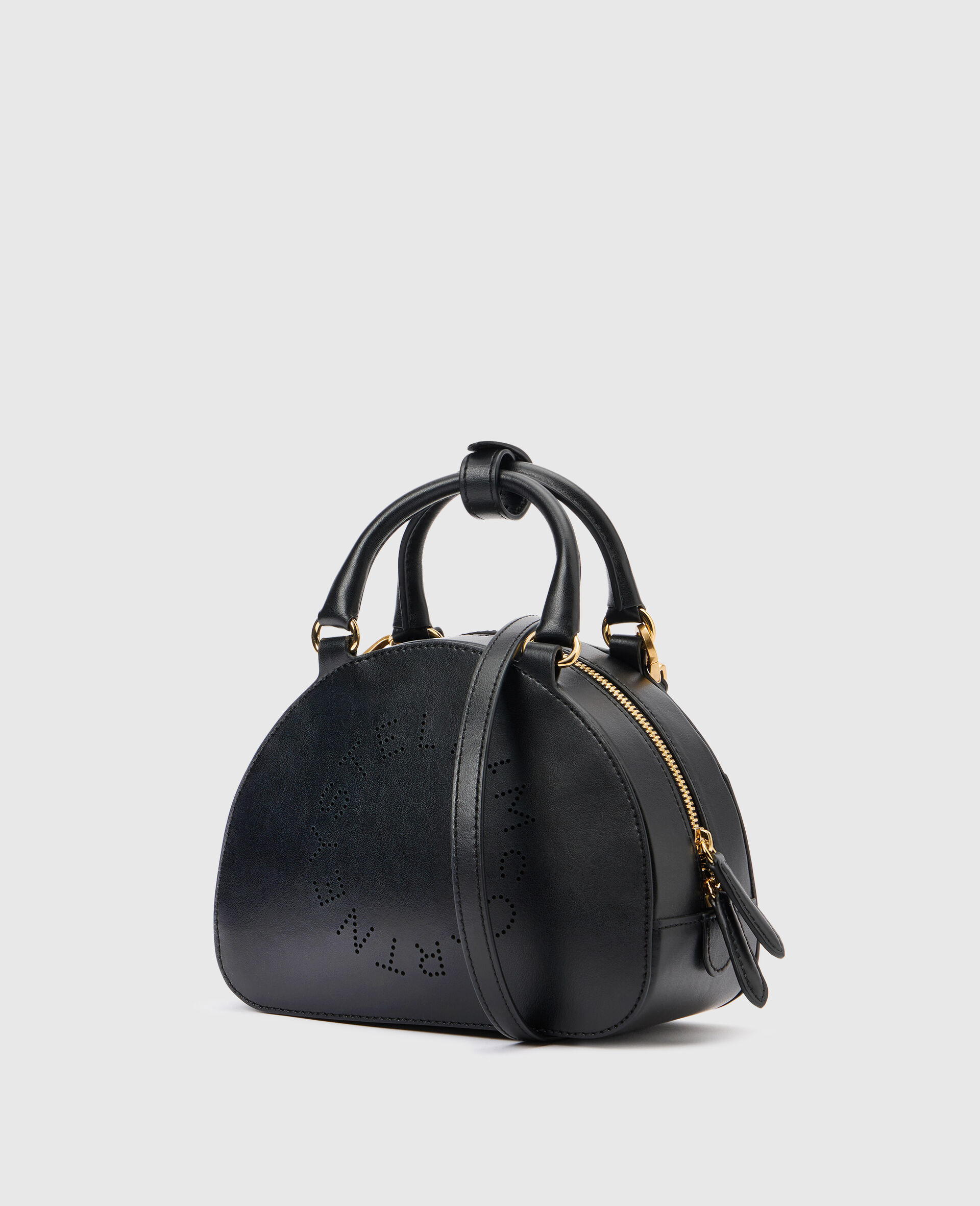 Umhängetasche mit Logo-Schwarz-medium