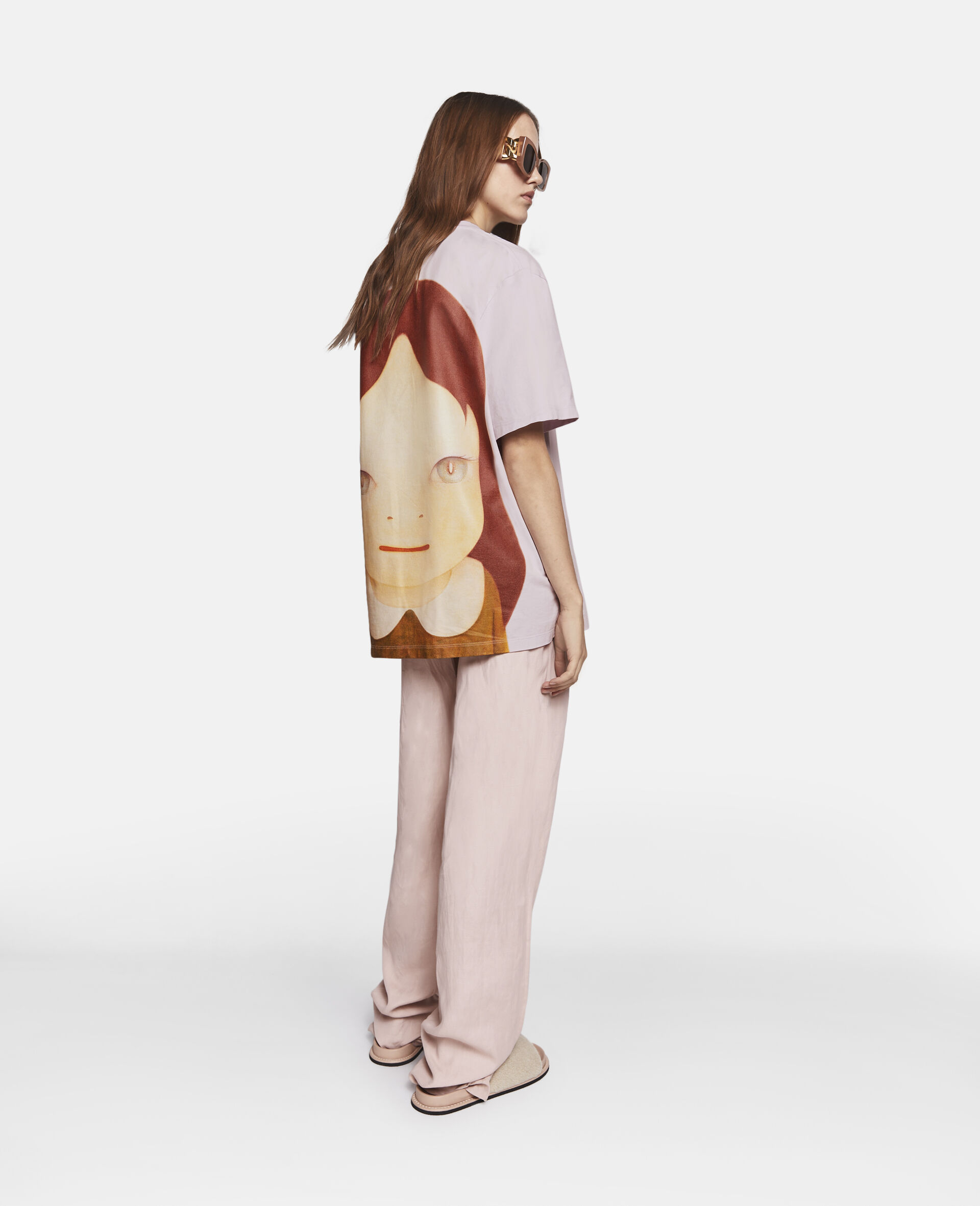 Twins II プリントTシャツ-Purple-large image number 1