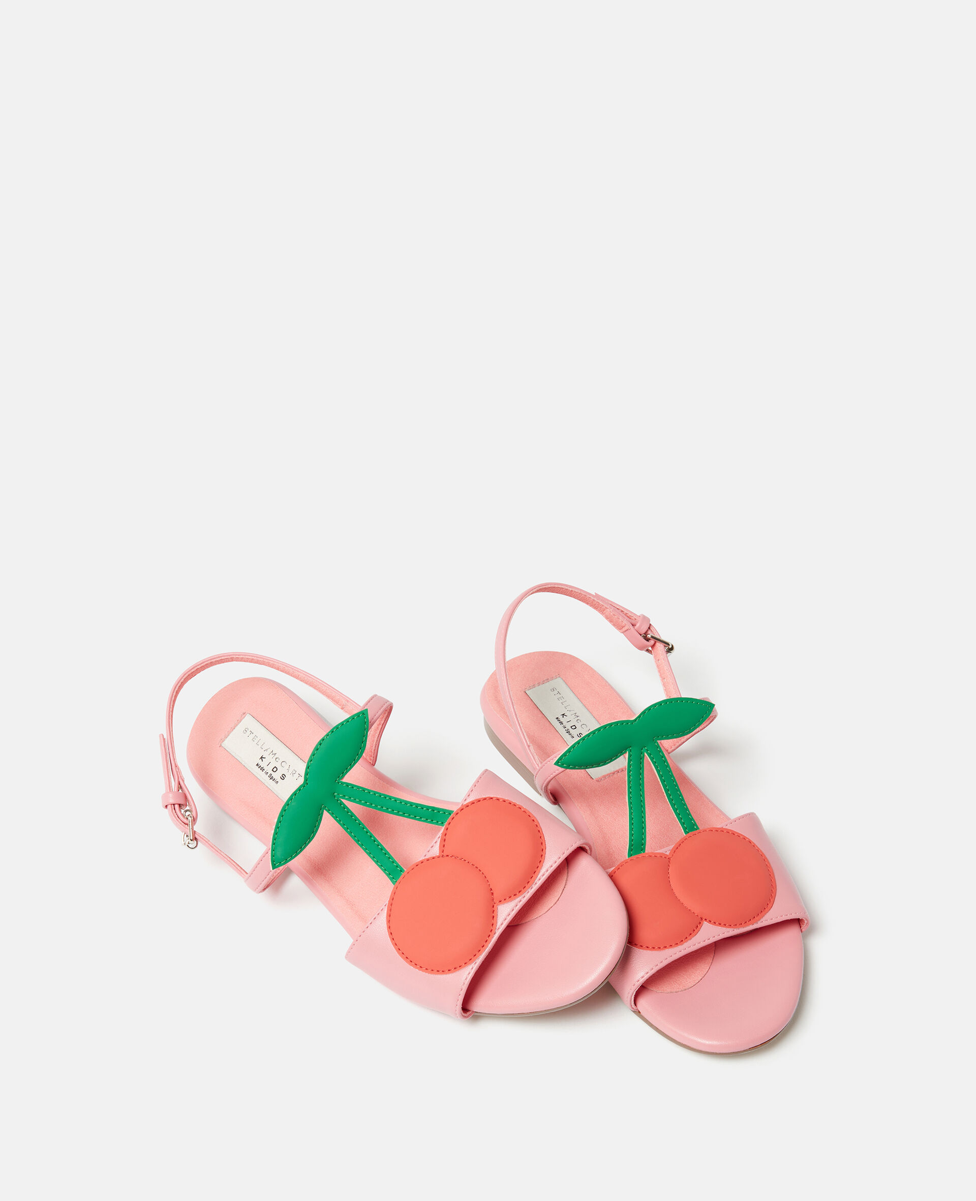 Cherry Print Sandals-Pink-large image number 3