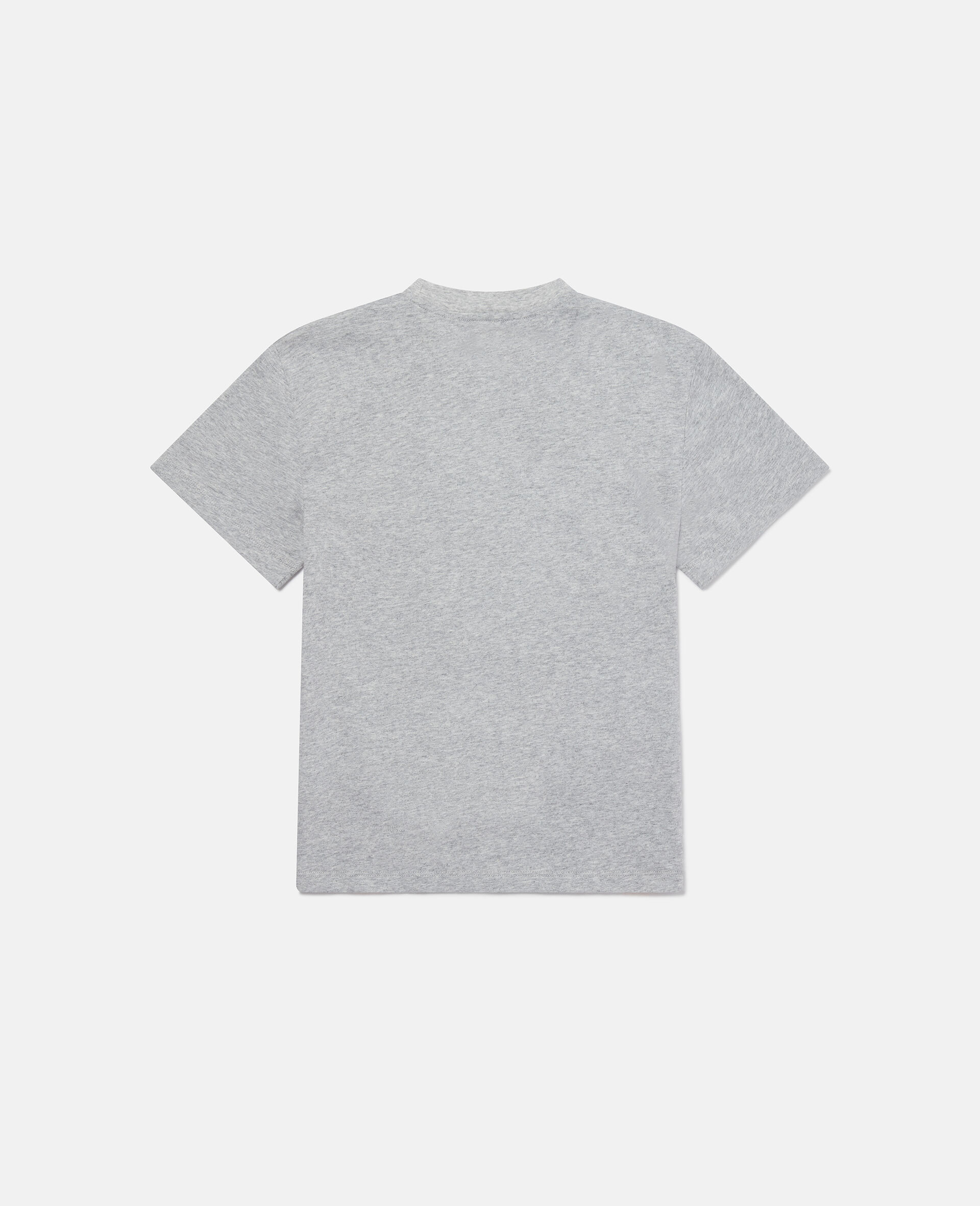 Cat Graphic T-Shirt-Grey-large image number 2