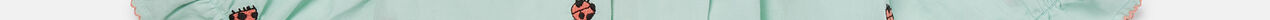 Ladybird Short Sleeve Pleated Trim Top -Green-medium