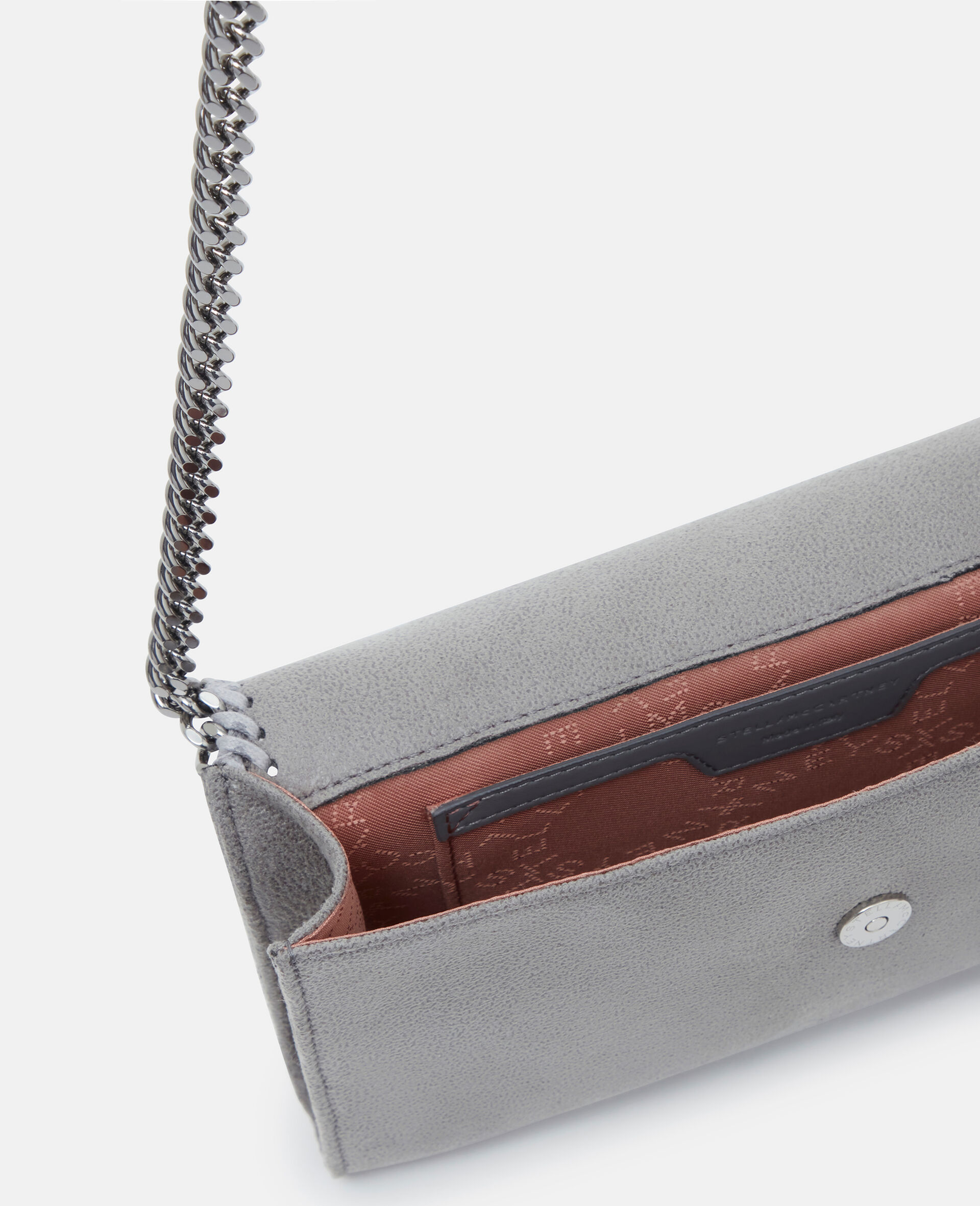 Borsa portafoglio a tracolla Falabella Lips-Grigio-large image number 5