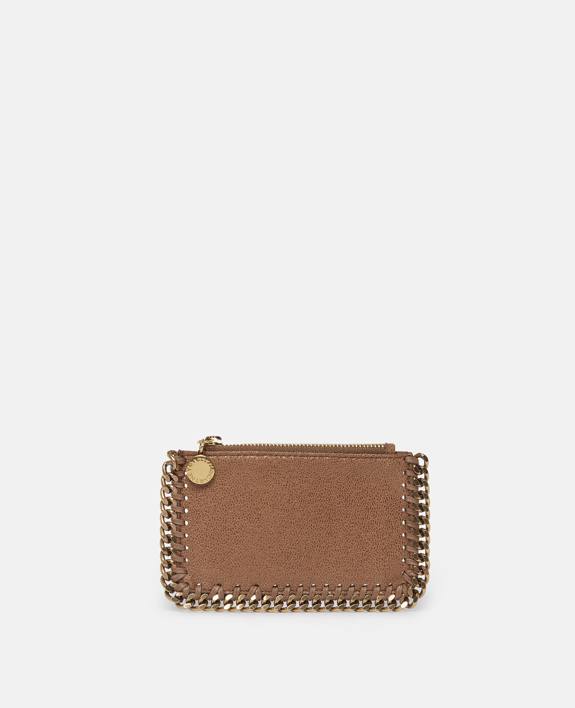Falabella Zip Cardholder-Brown-medium