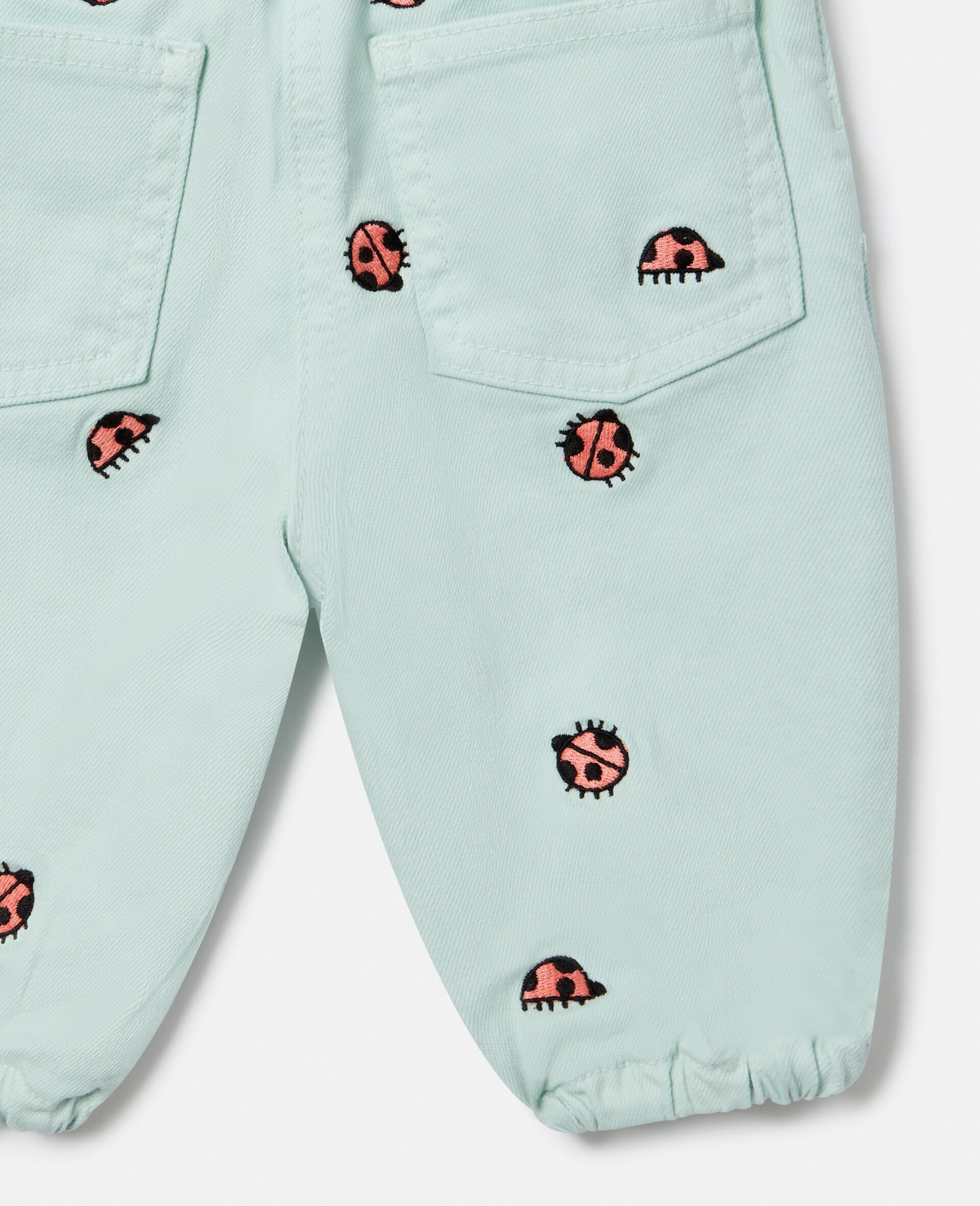 Ladybird Elasticated Denim Jeans-Green-large Ladybird Elasticated Denim Jeans-Green-large image number 3
