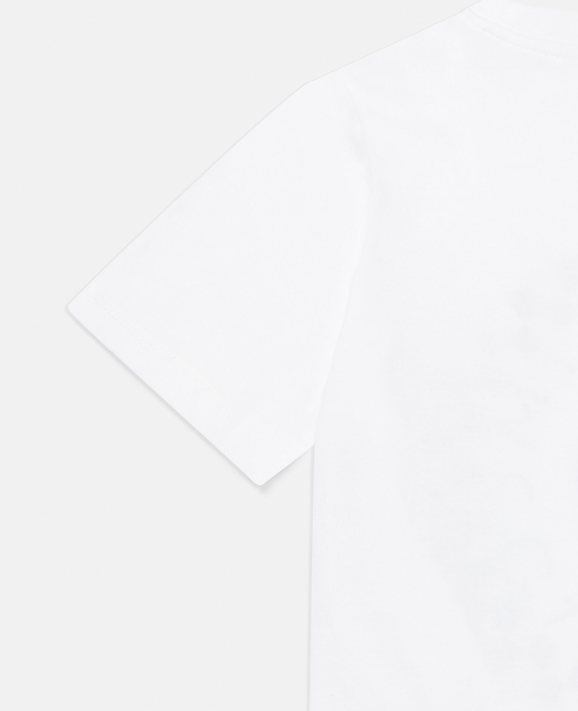 Helmet Print Logo Cotton T‐Shirt-White-large image number 2