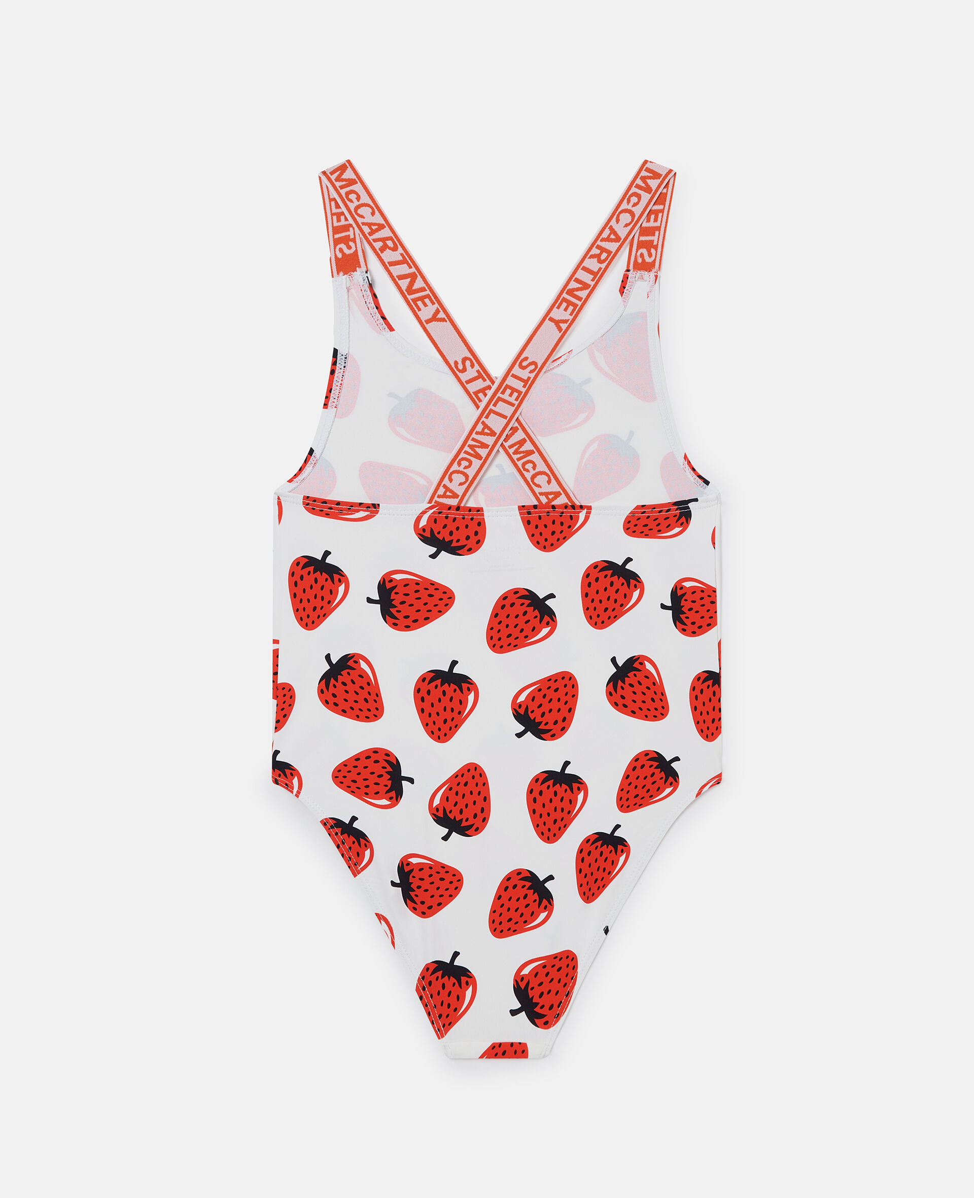 Strawberry Print Swimsuit-Cream-large Strawberry Print Swimsuit-Cream-large image number 2