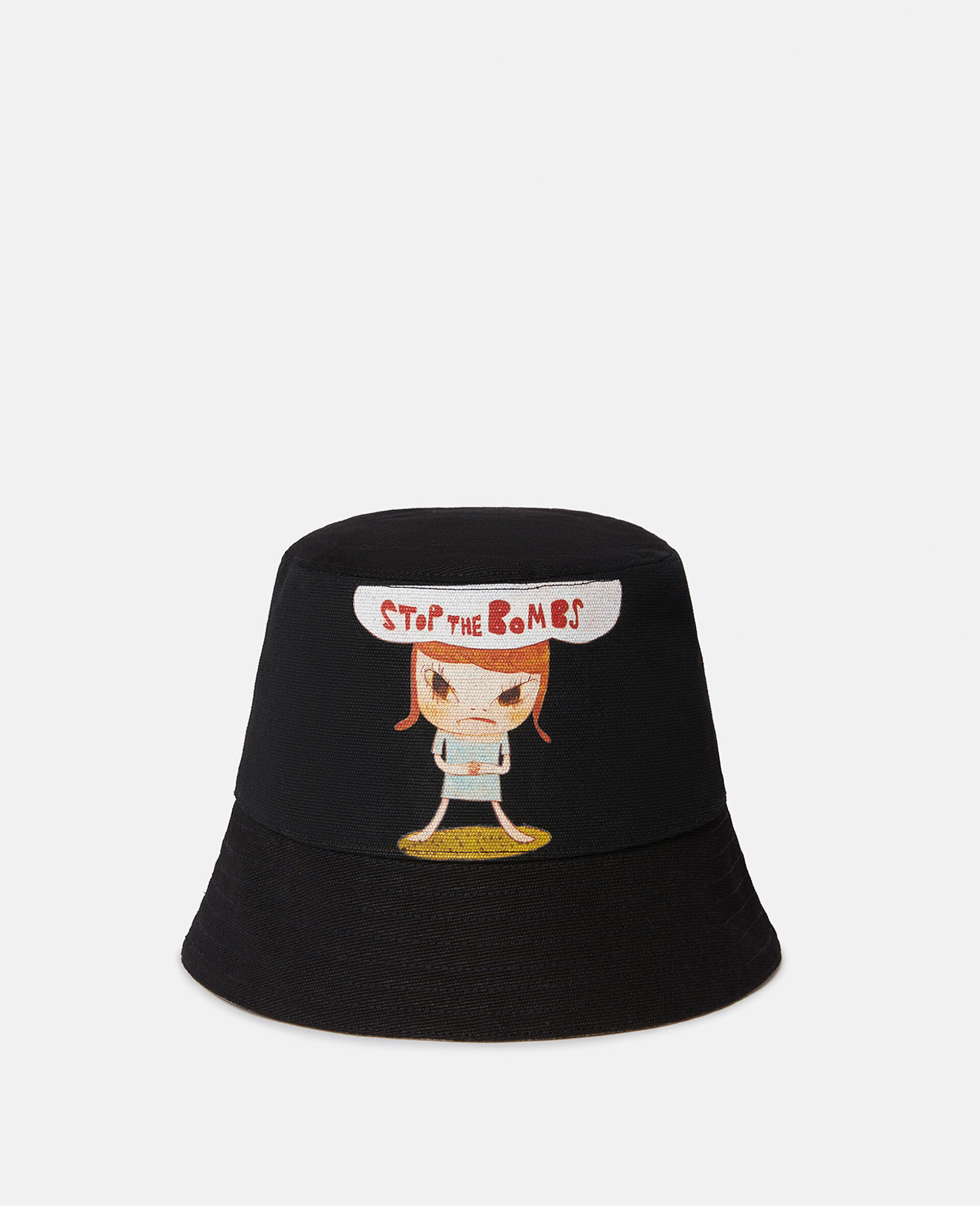 Sinister Child Print Bucket Hat-Black-large image number 0