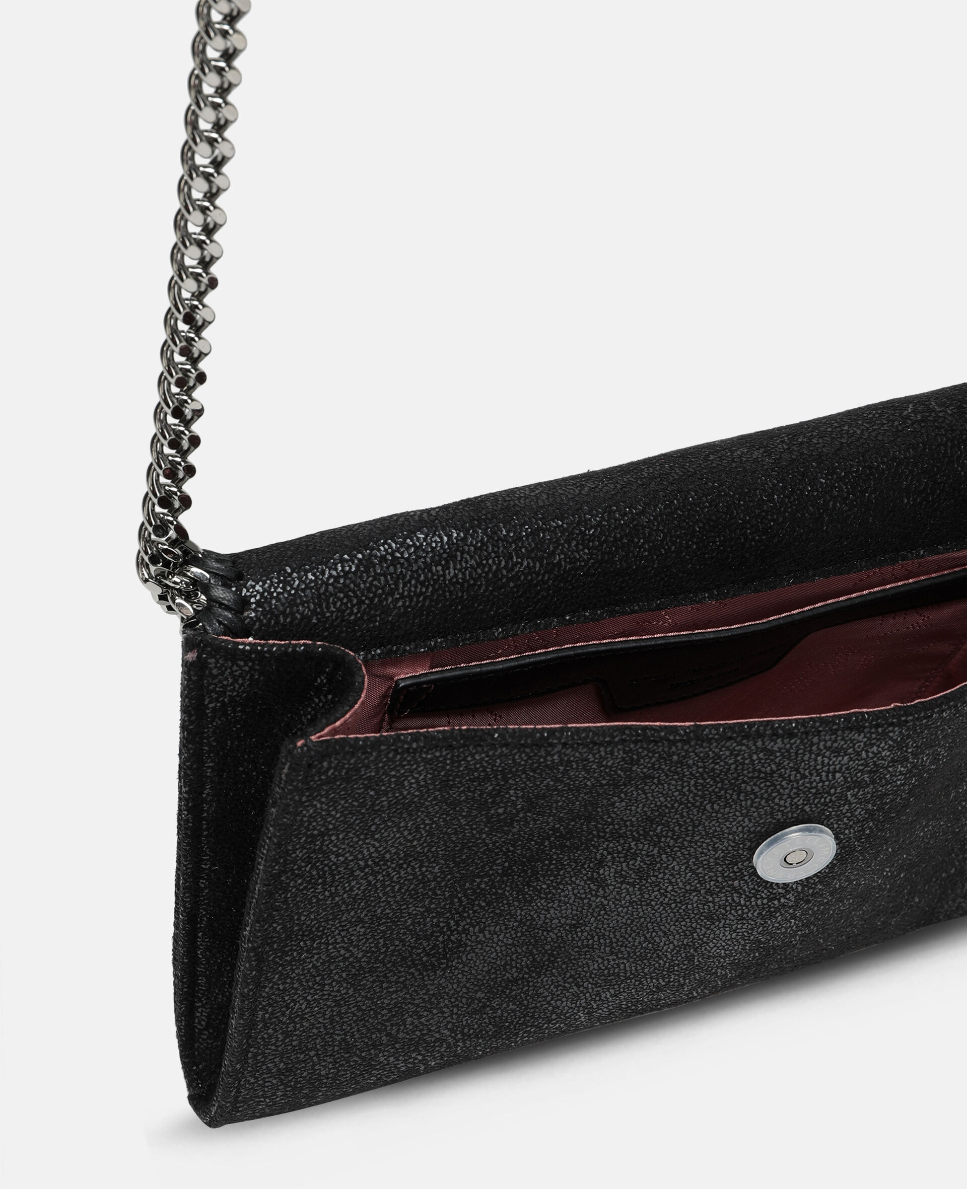 Mini sac porté épaule Falabella-Noir-large image number 3