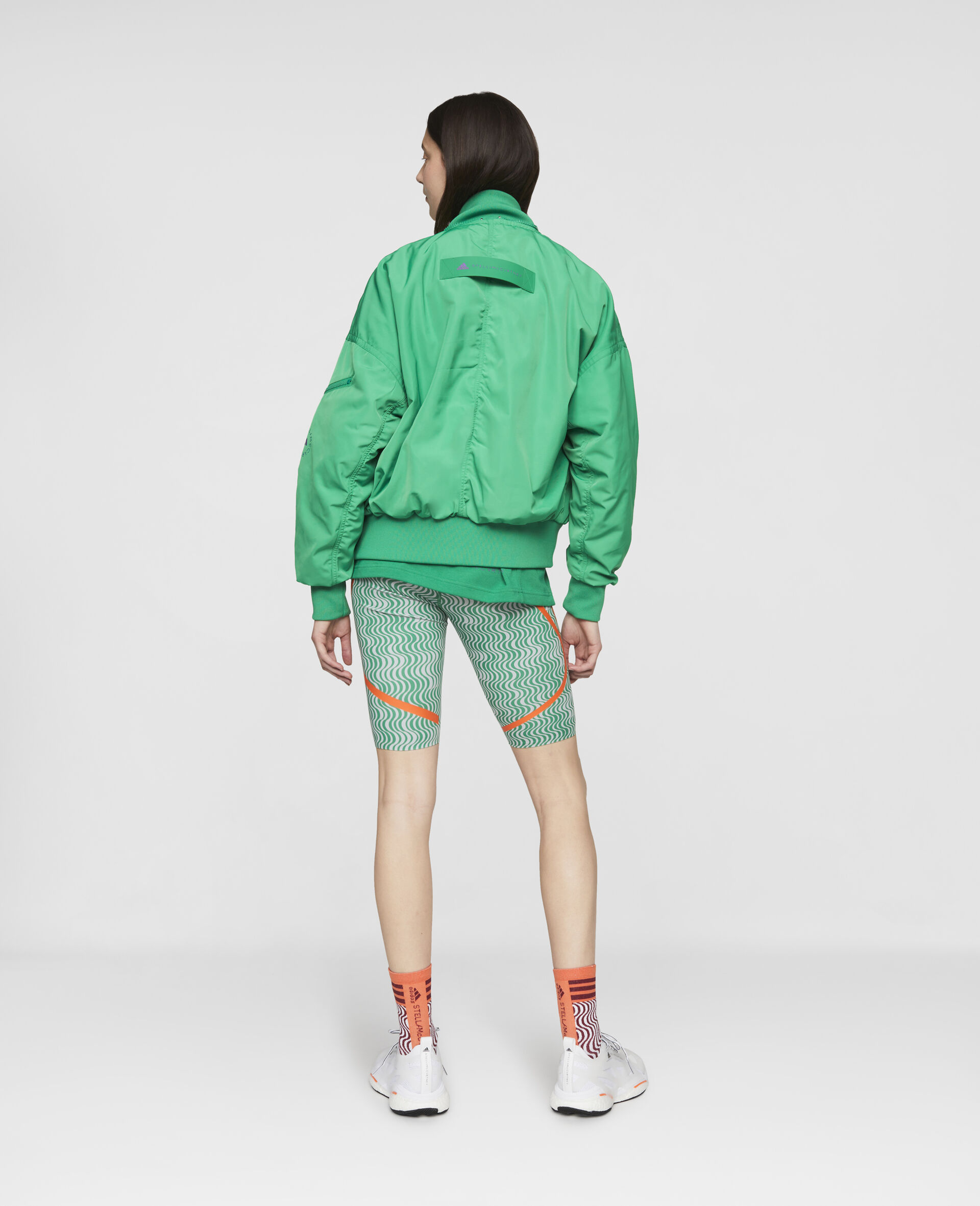 Woven Sportswear Bomber-Green-large image number 2