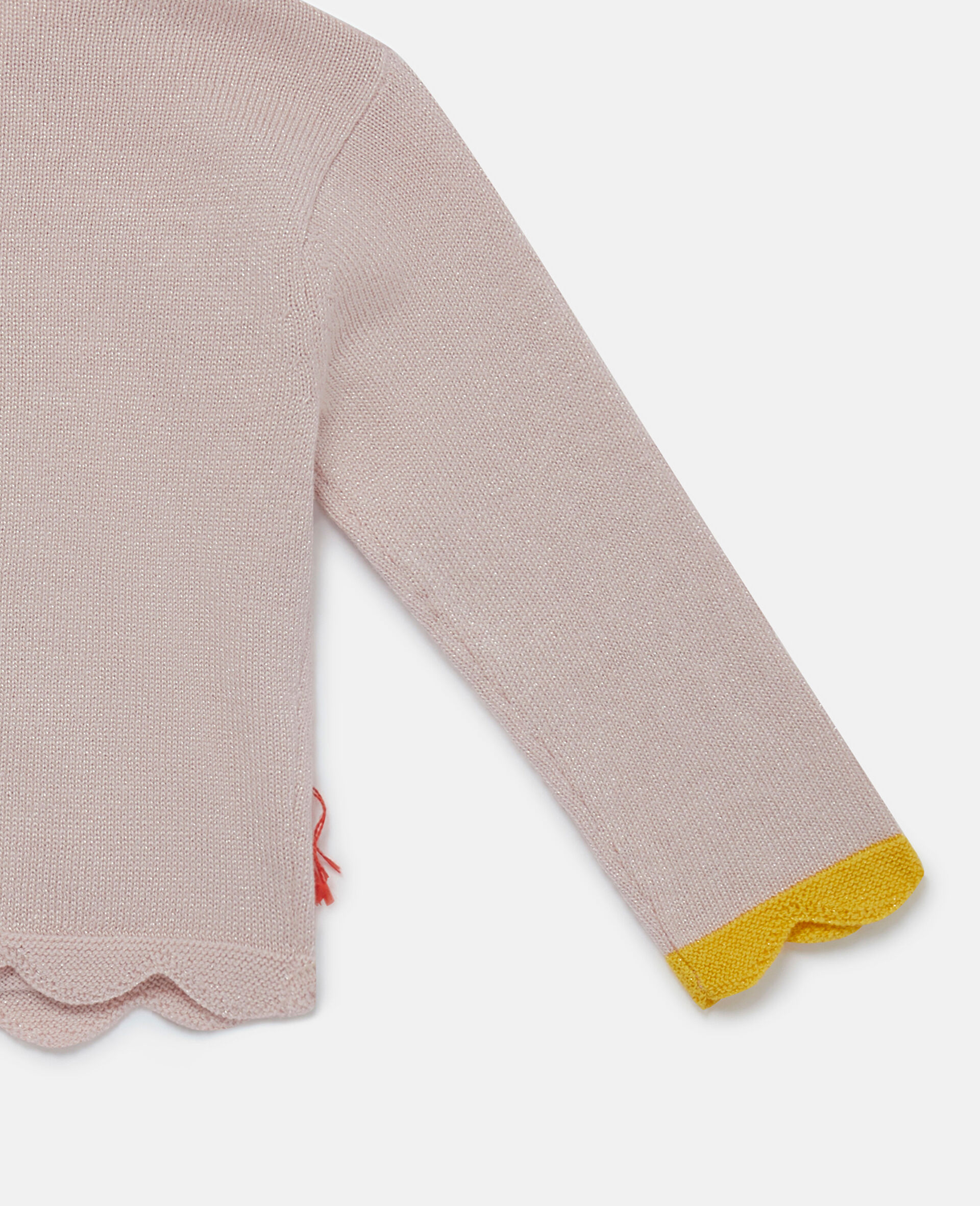 Rainbow Ribbon Cardigan-Pink-large image number 3