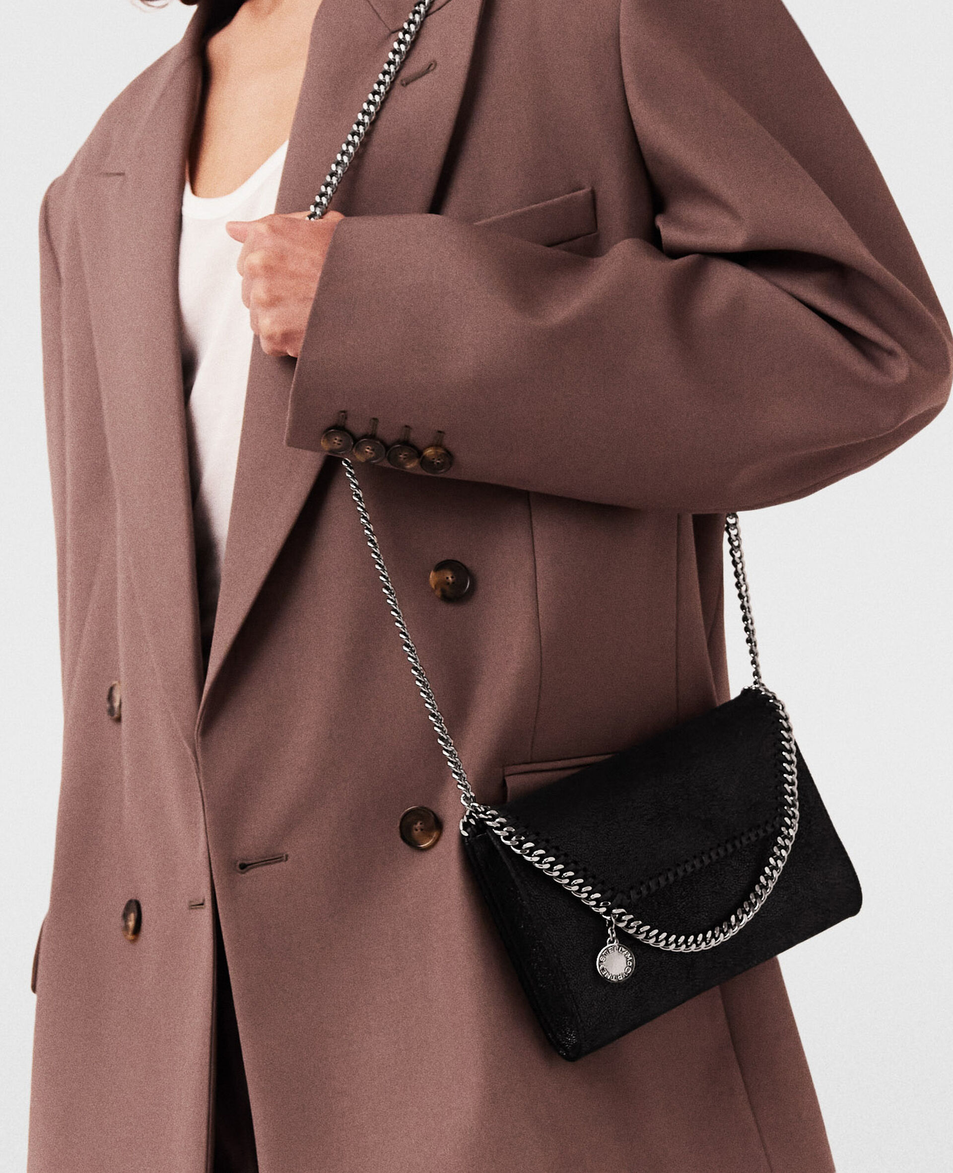 Falabella Wallet Crossbody Bag-Black-model