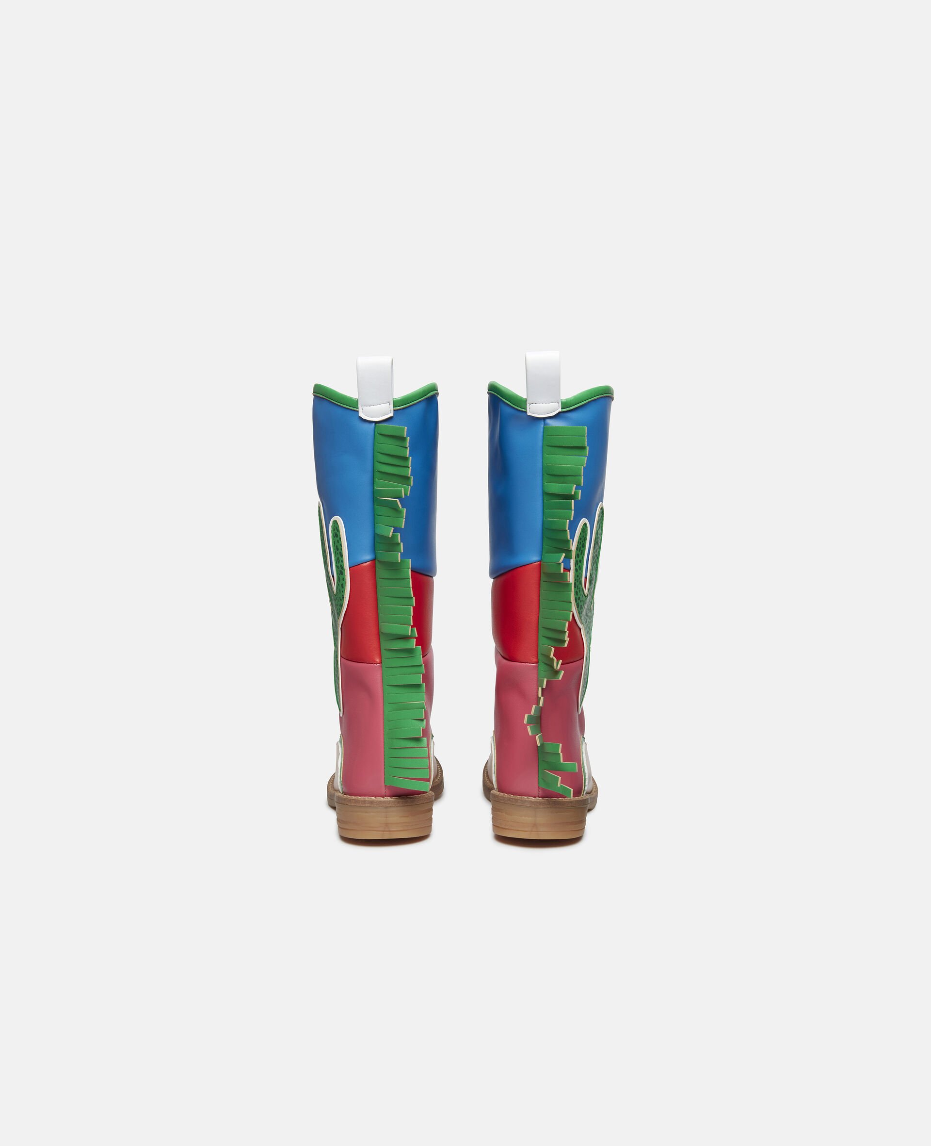 Cactus & Sun Fringed Alter Mat Boots-Multicolour-large Cactus & Sun Fringed Alter Mat Boots-Multicolour-large image number 2