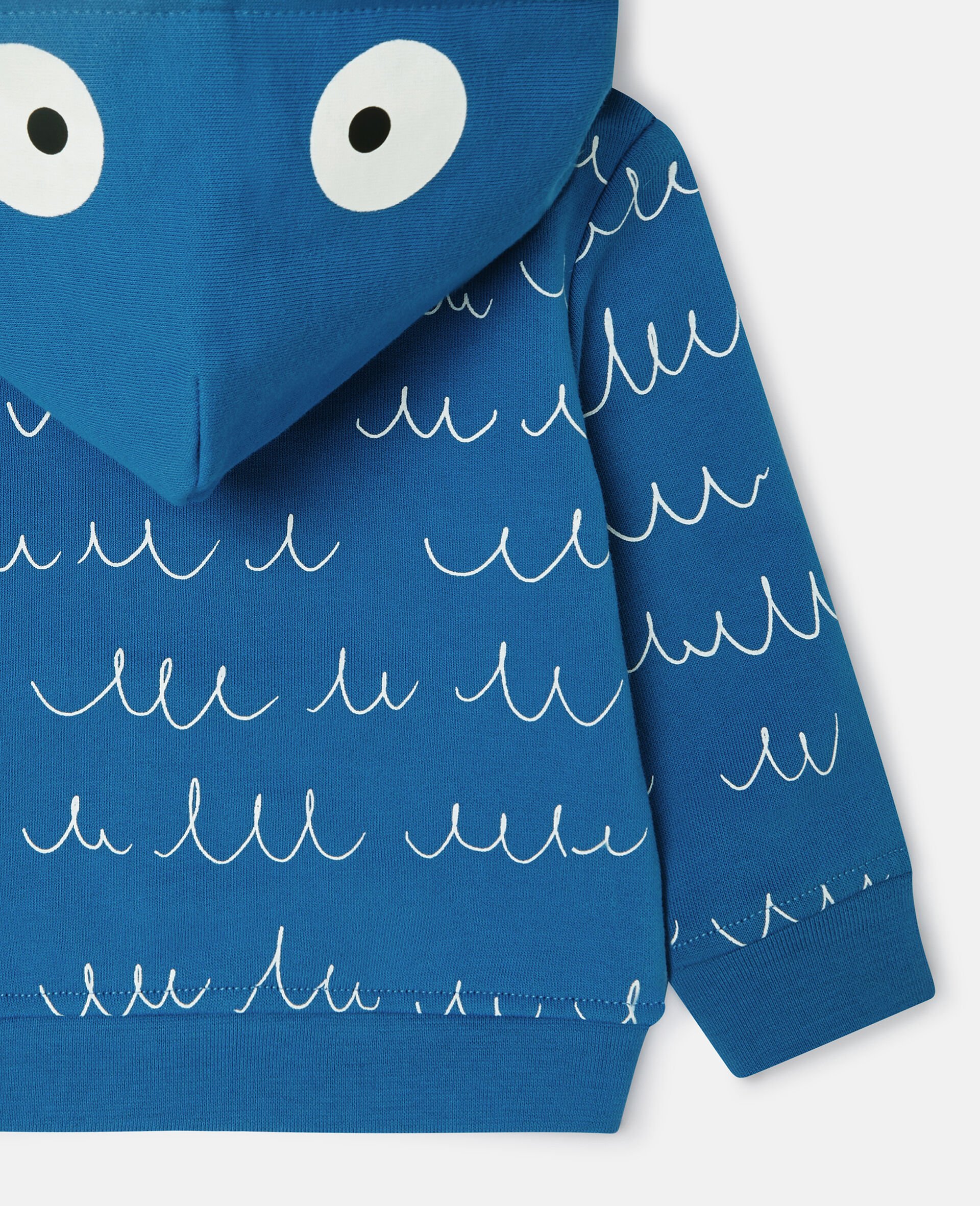 Monster Graphic Full-Zip Hoodie-Blue-large Monster Graphic Full-Zip Hoodie-Blue-large image number 3