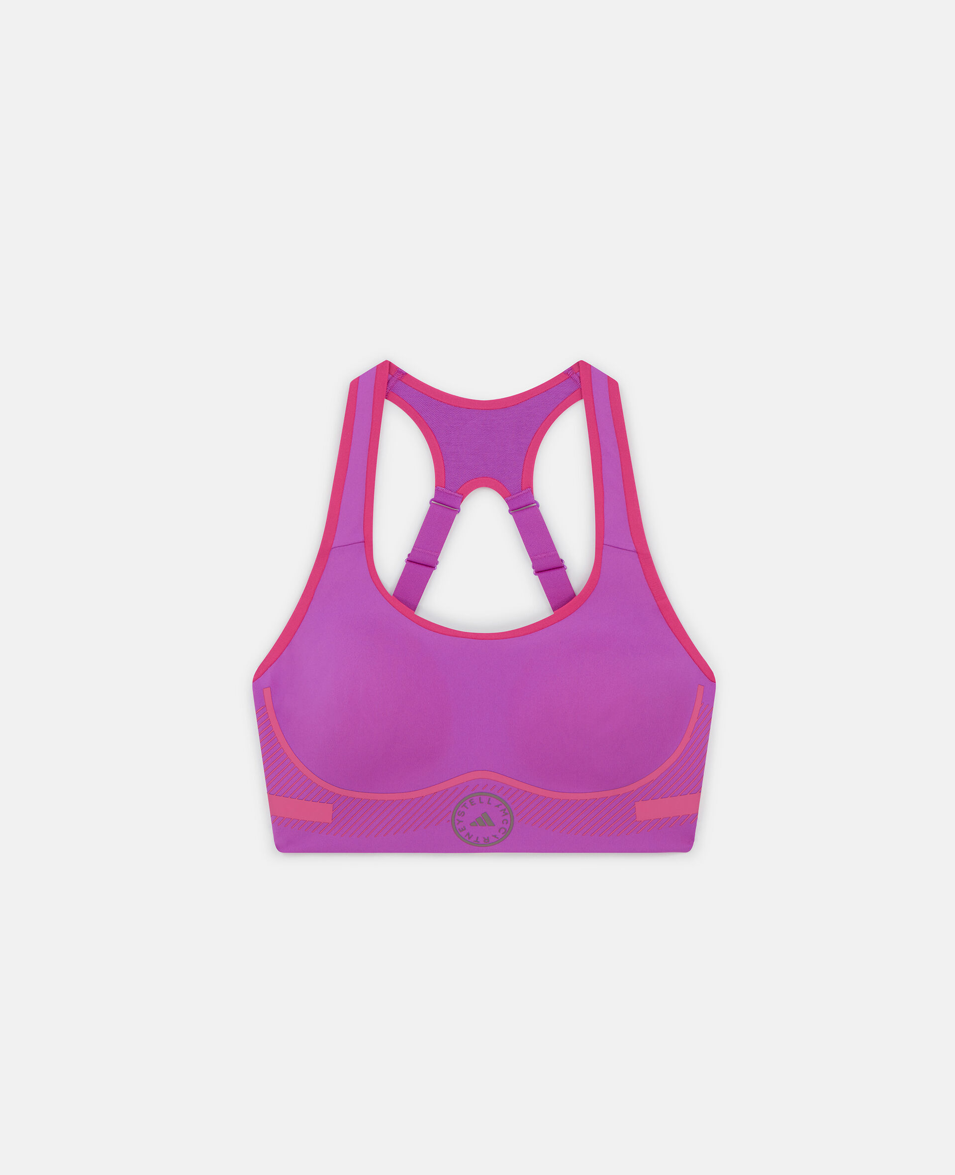 Heather Light Pink Stella UV 50+ Seamless Sport Yoga Bra - Women