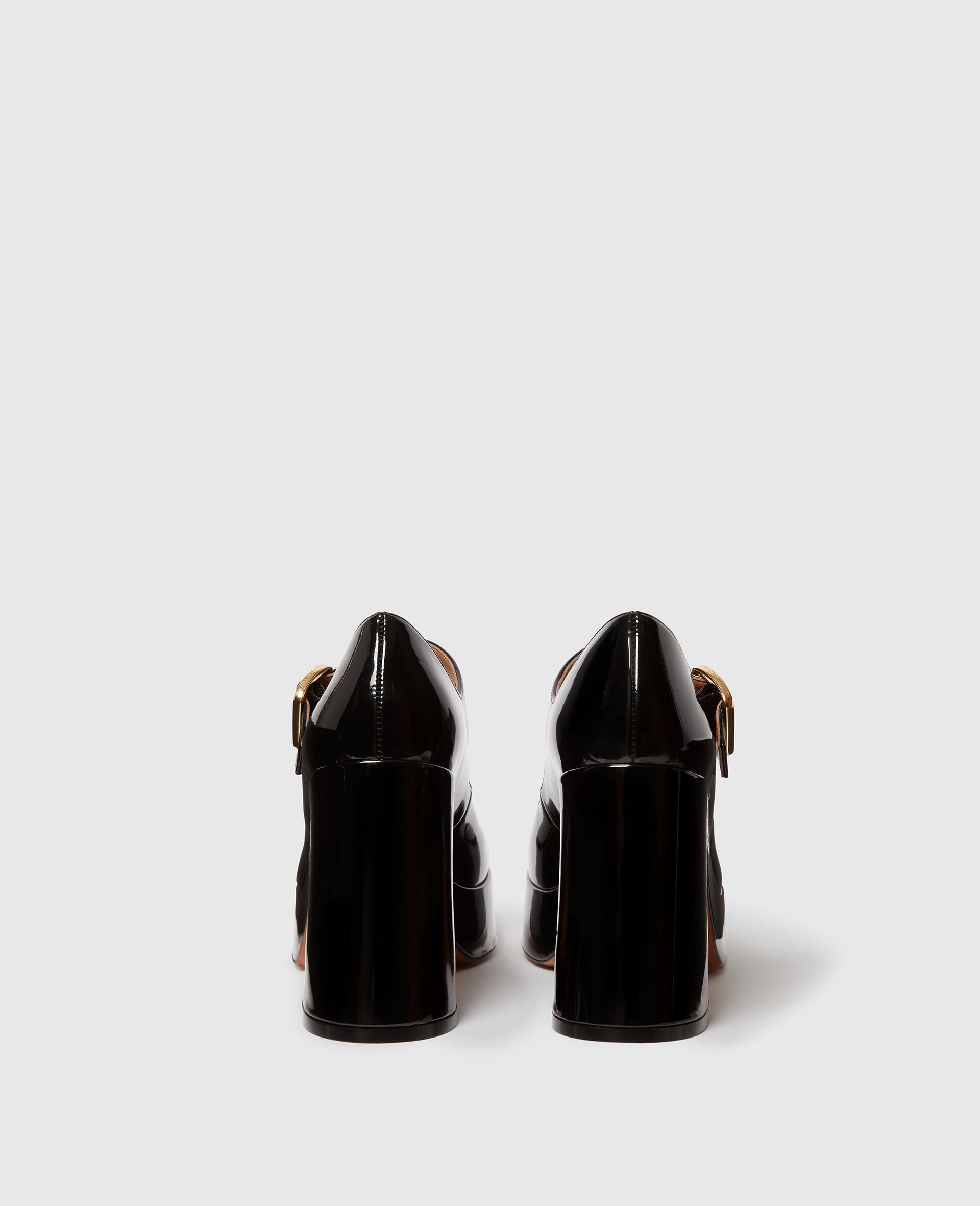 Patent Heeled Mary Janes-Black-large image number 2