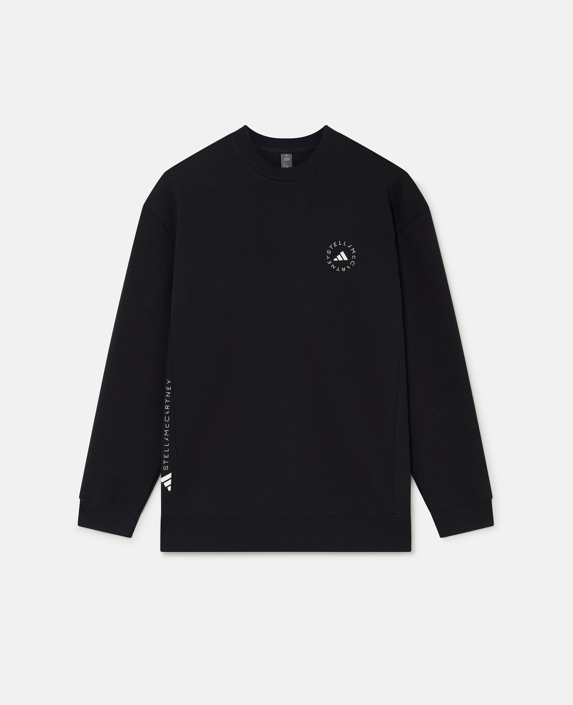 Logo Oversized Sweatshirt-Black-large image number 0