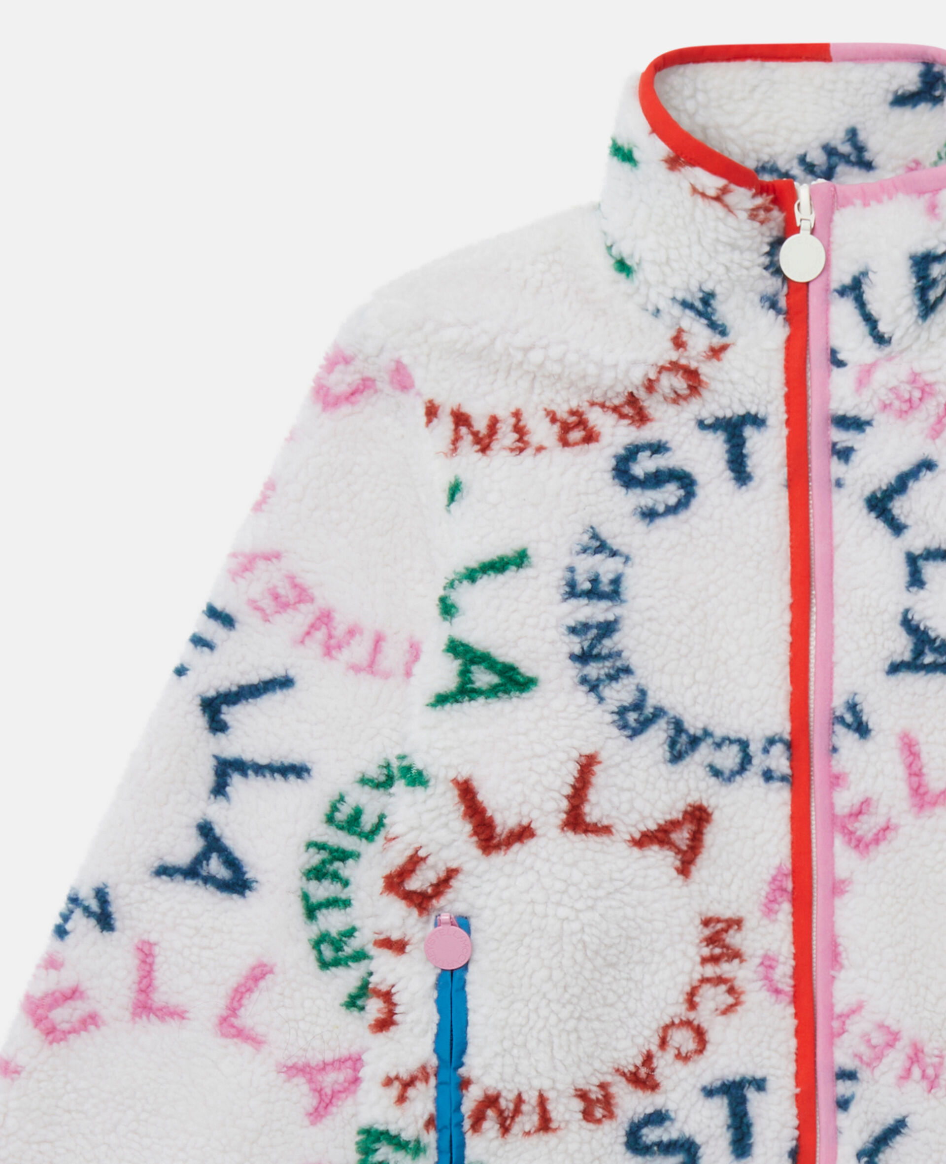 Fleecejacke mit kreisfoermigem Logo-Bunt-large image number 1