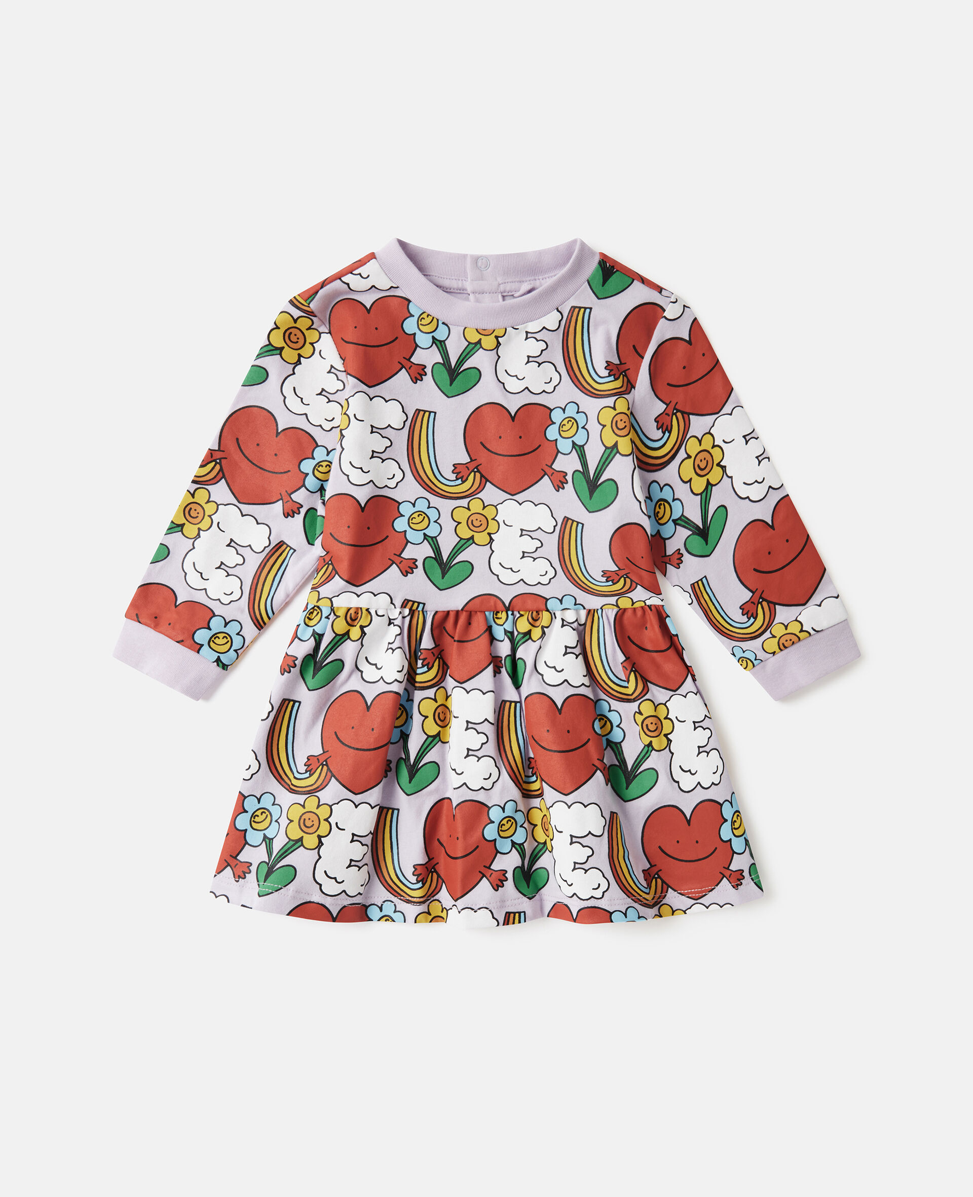 Robe a manches longues avec imprime Amis de la Terre-Purple-large image number 0