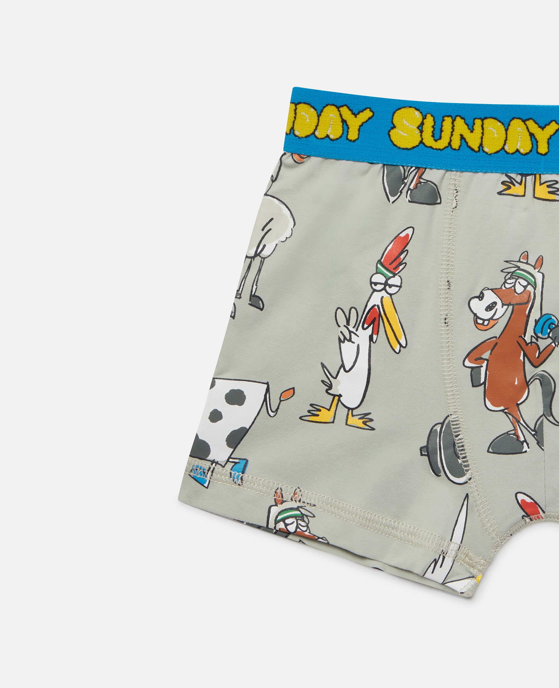 7 Pack of Farmyard Print Boxers-Multicolour-large 7 Pack of Farmyard Print Boxers-Multicolour-large image number 2