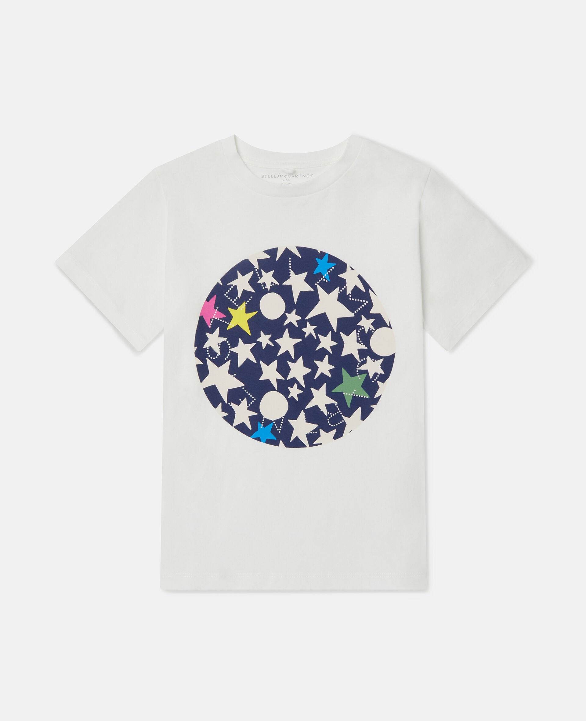 Star Graphic T-Shirt-White-medium