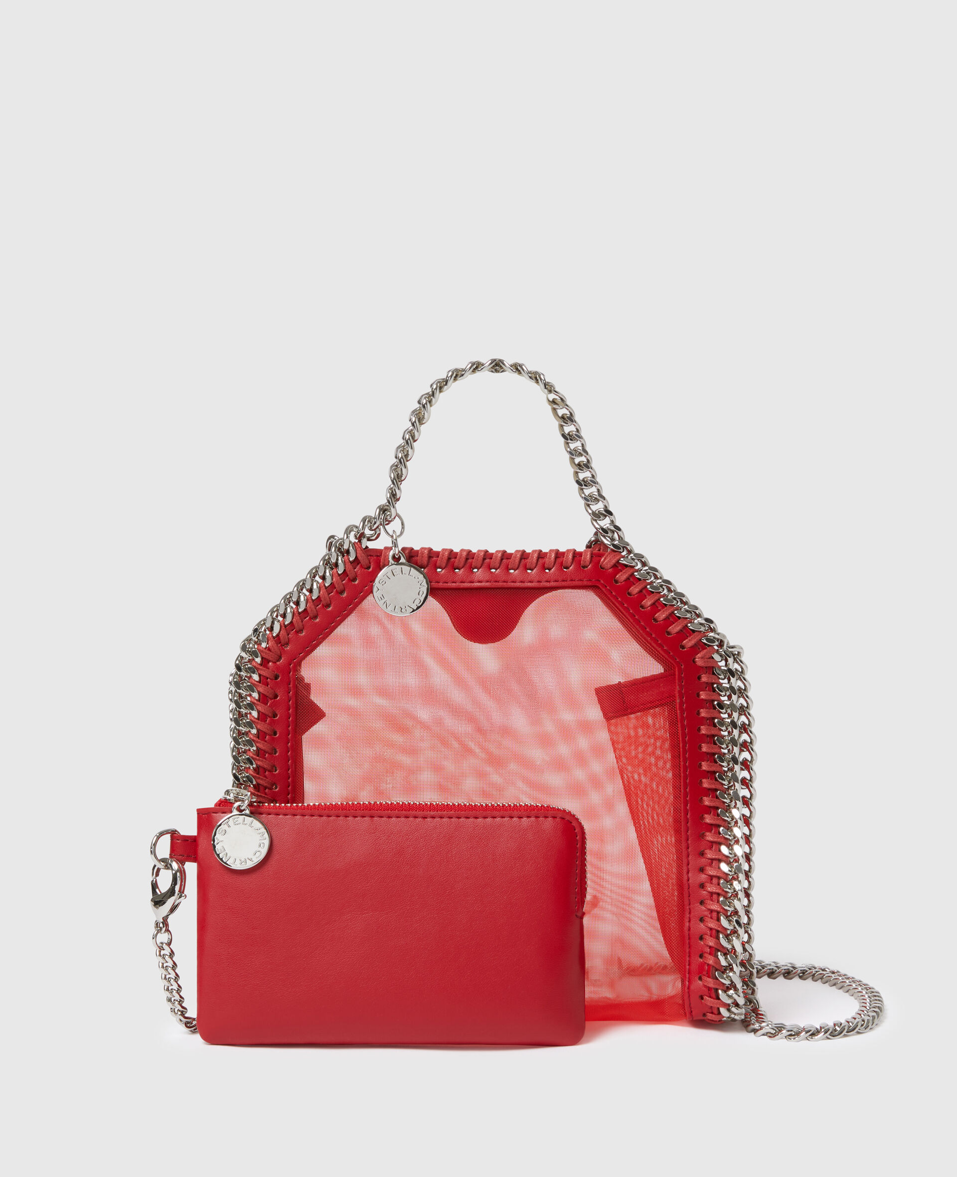 Falabella Mesh Tiny Tote-Black-large image number 0