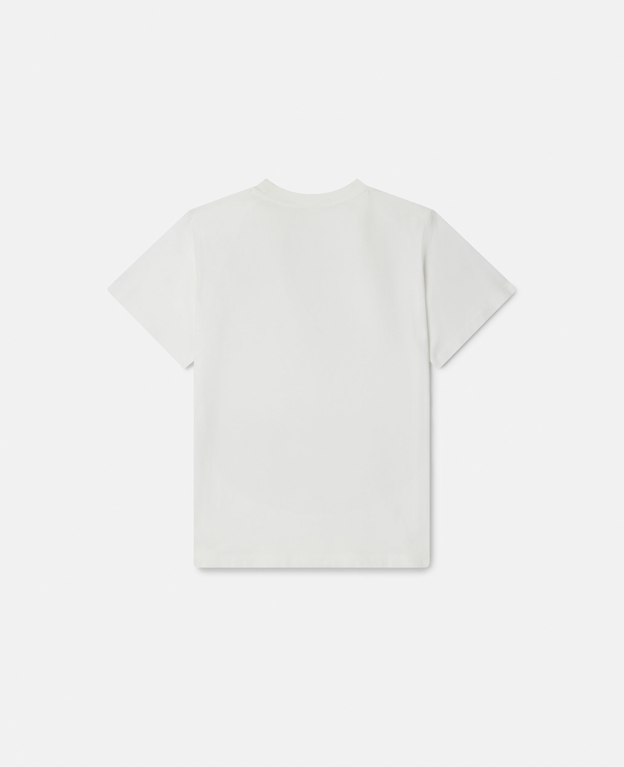 Kids ホワイト フェアリー プリント クルーネック Tシャツ