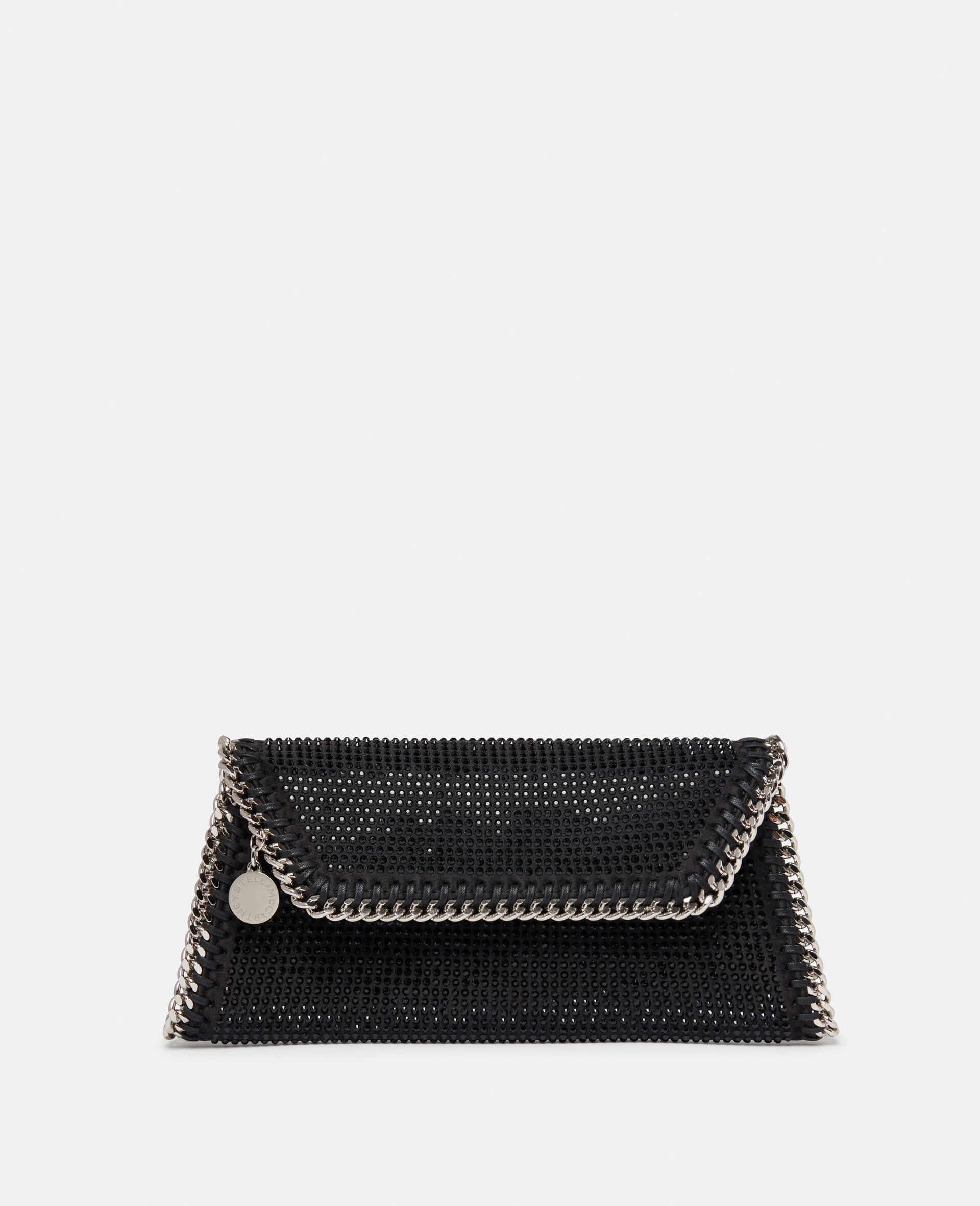 Pochette a cristaux thermocolles Falabella-Noir-large image number 0