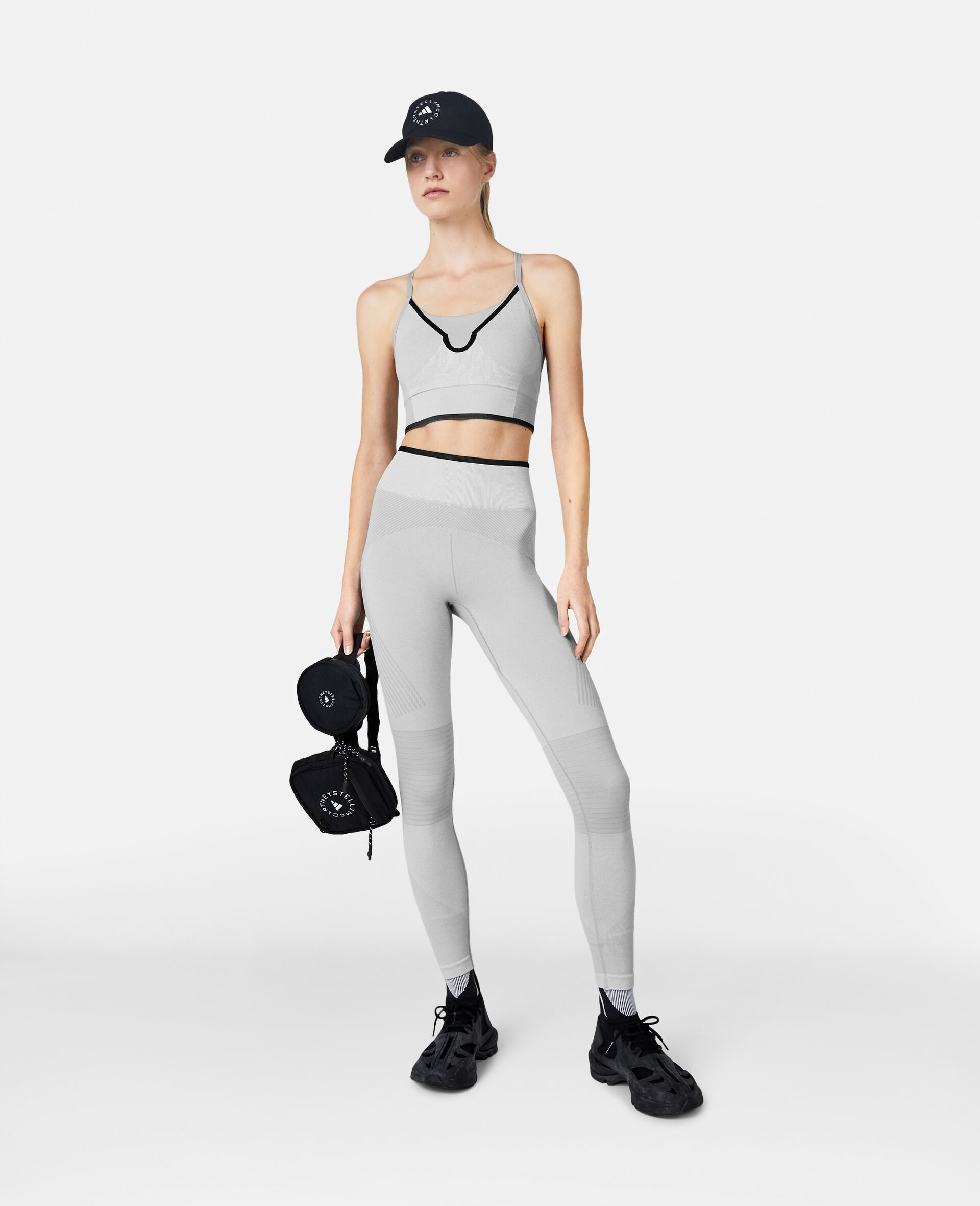 TrueStrength Seamless 7/8 Yoga Leggings-Black-large image number 1