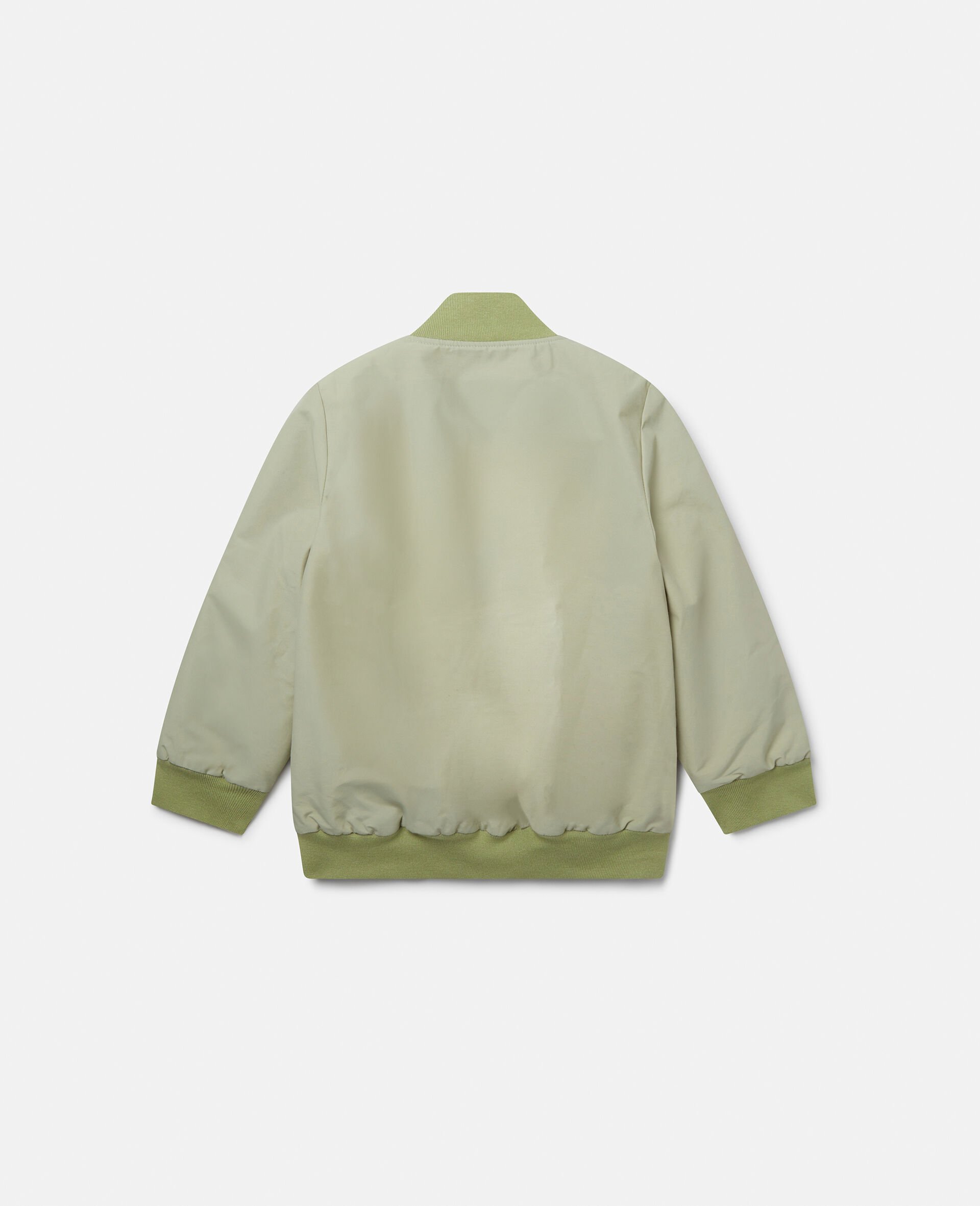 Multi-Pocket High-Neck Jacket -Green-large Multi-Pocket High-Neck Jacket -Green-large image number 2