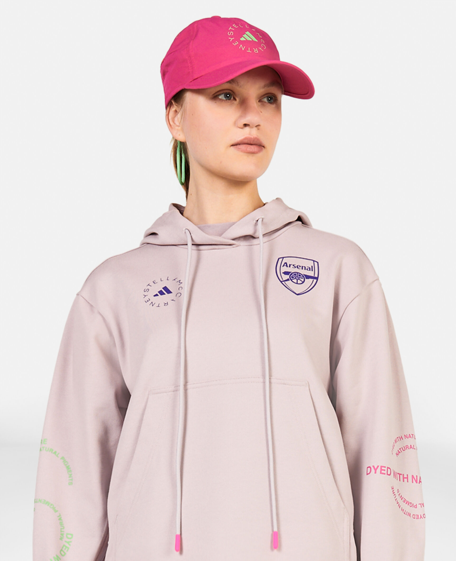 adidas by Stella McCartney × Arsenal Hoodie-Multicolour-large image number 3